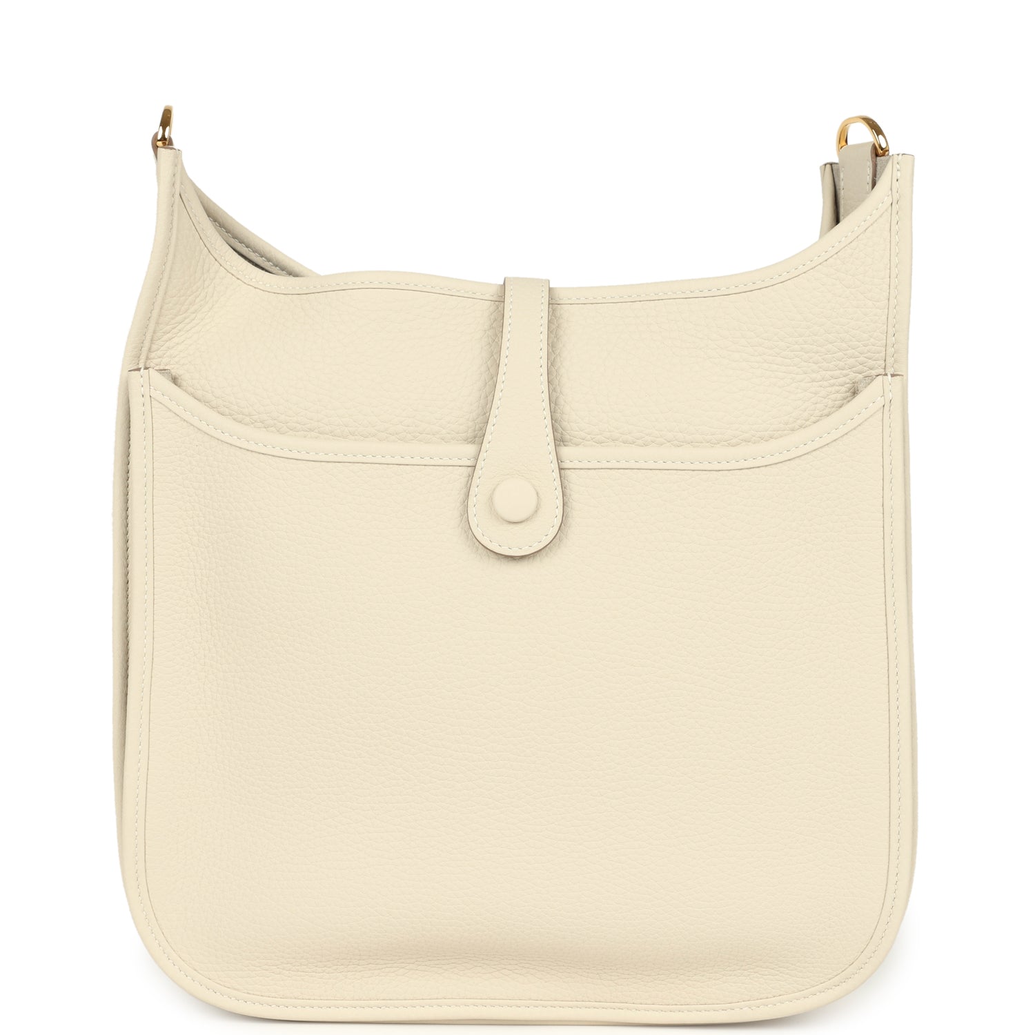 Hermes Evelyne III PM Craie Clemence Gold Hardware