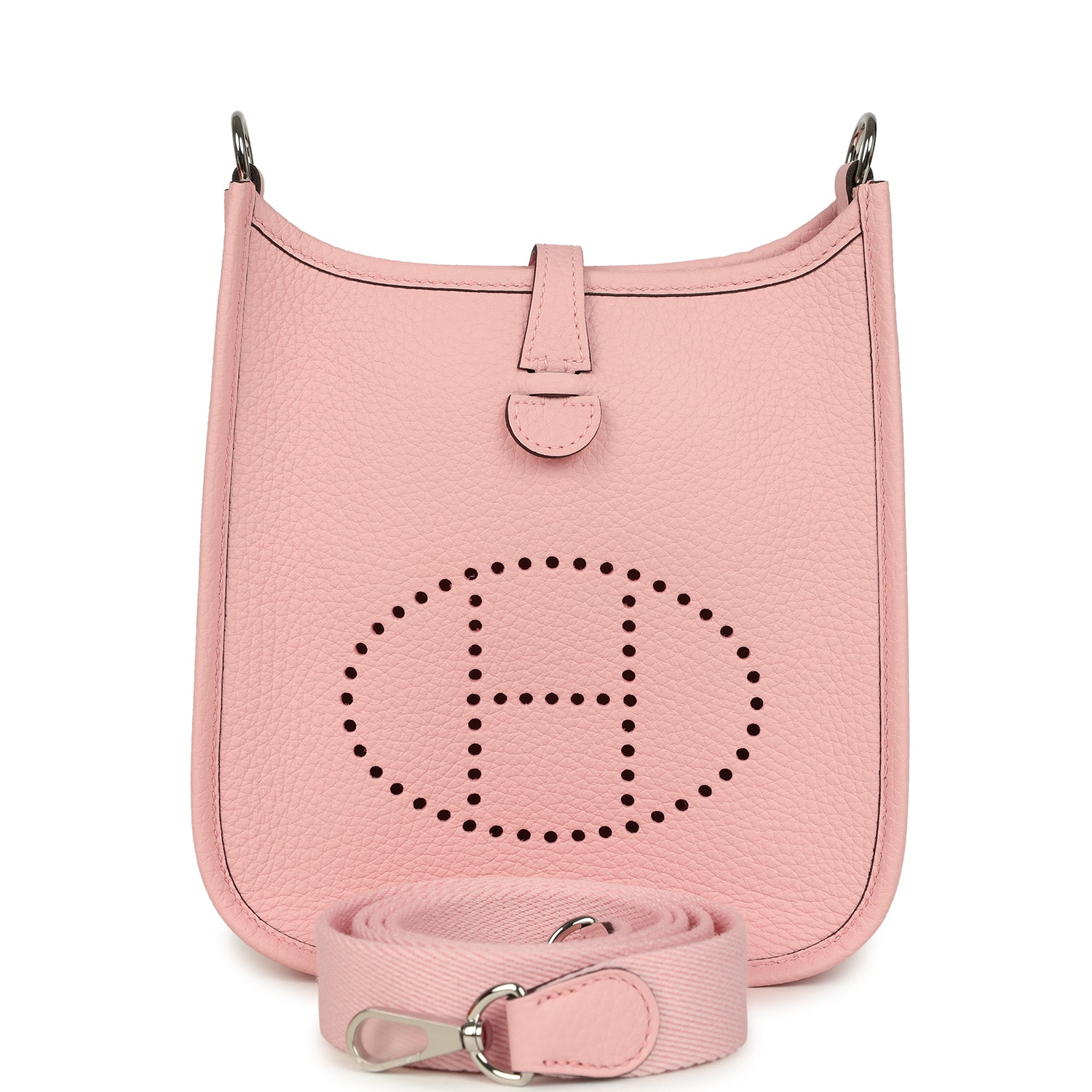 Hermes Evelyne TPM Rose Sakura Clemence Palladium Hardware