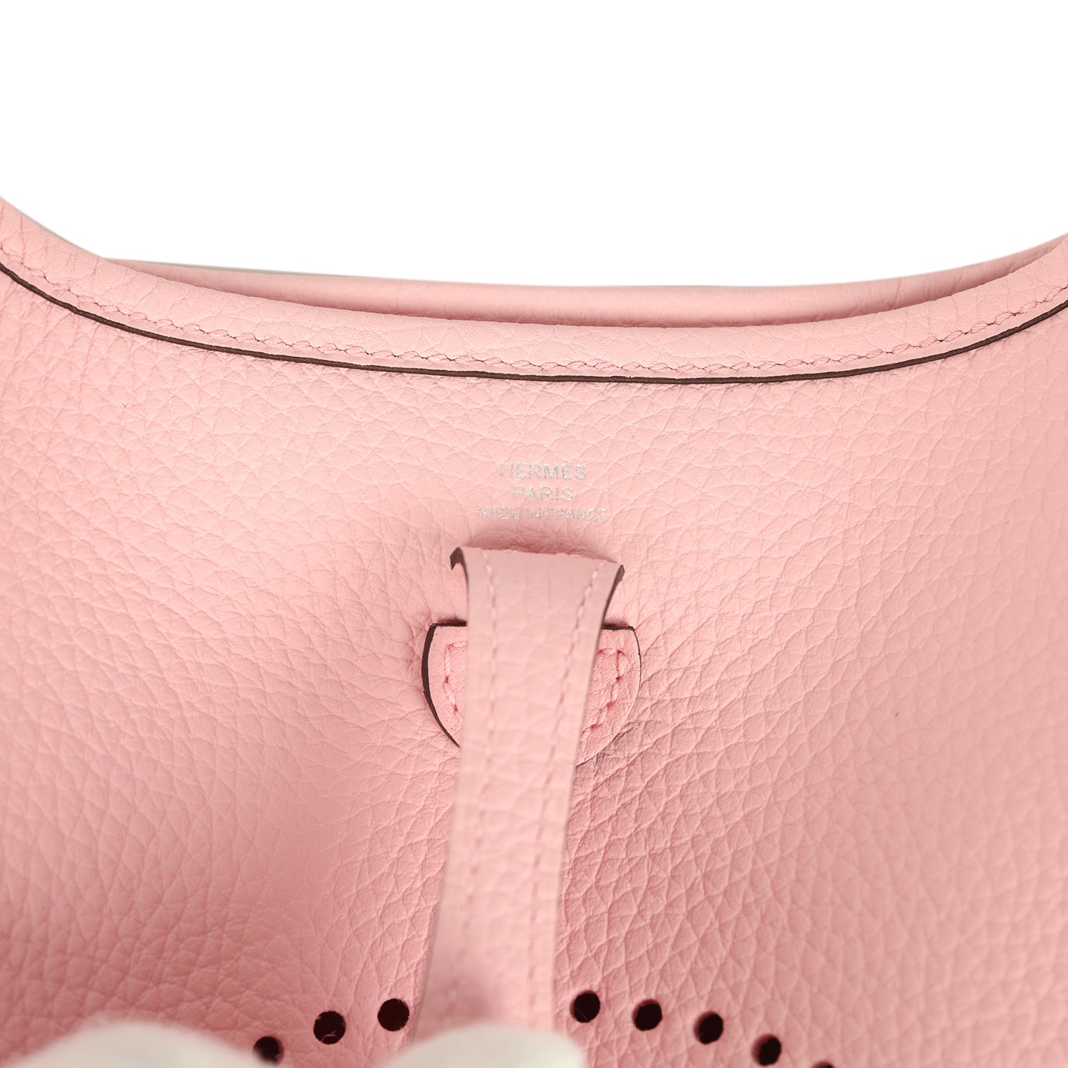 Hermes Evelyne TPM Rose Sakura Clemence Palladium Hardware