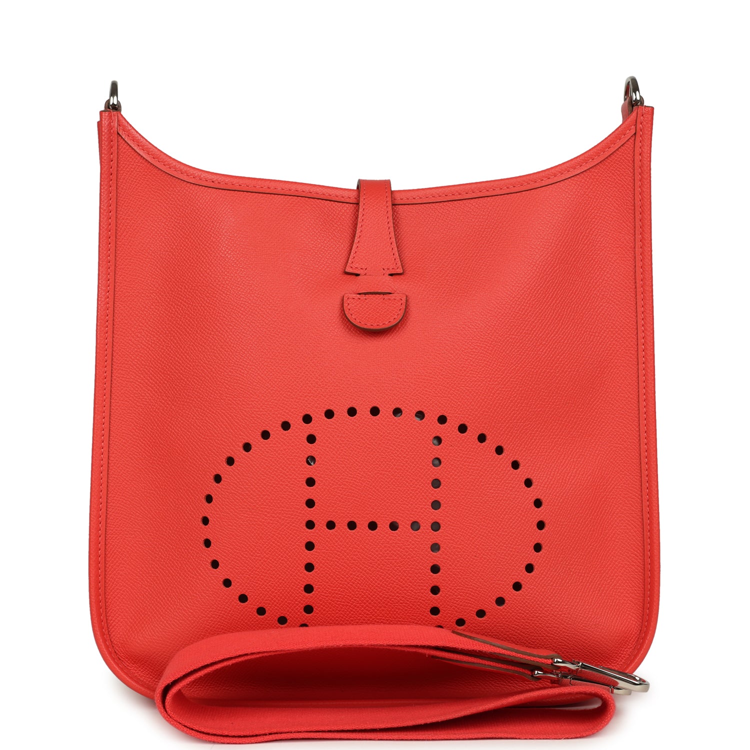 Hermes Evelyne I PM Rose Jaipur Epsom Palladium Hardware