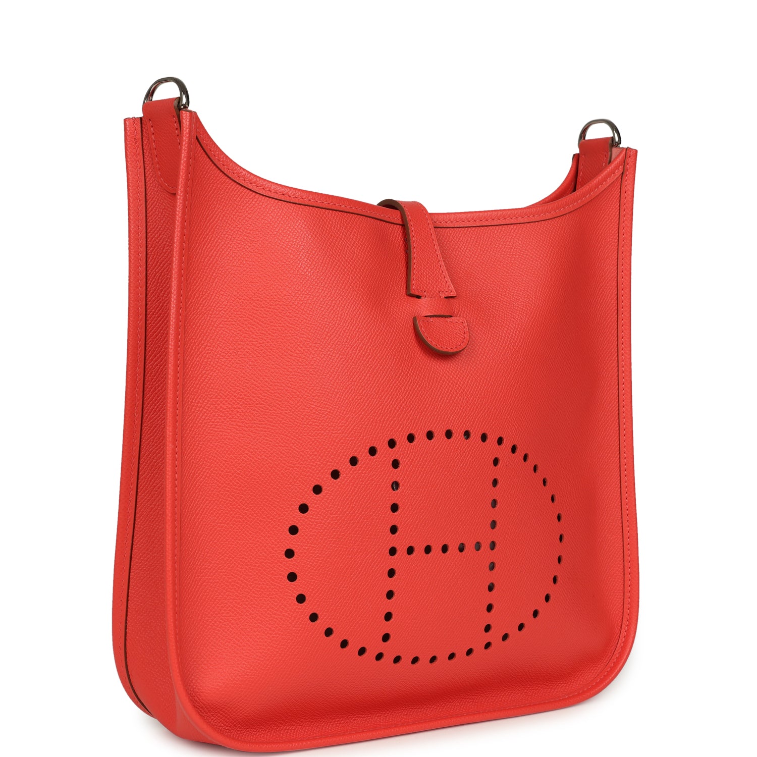 Hermes Evelyne I PM Rose Jaipur Epsom Palladium Hardware