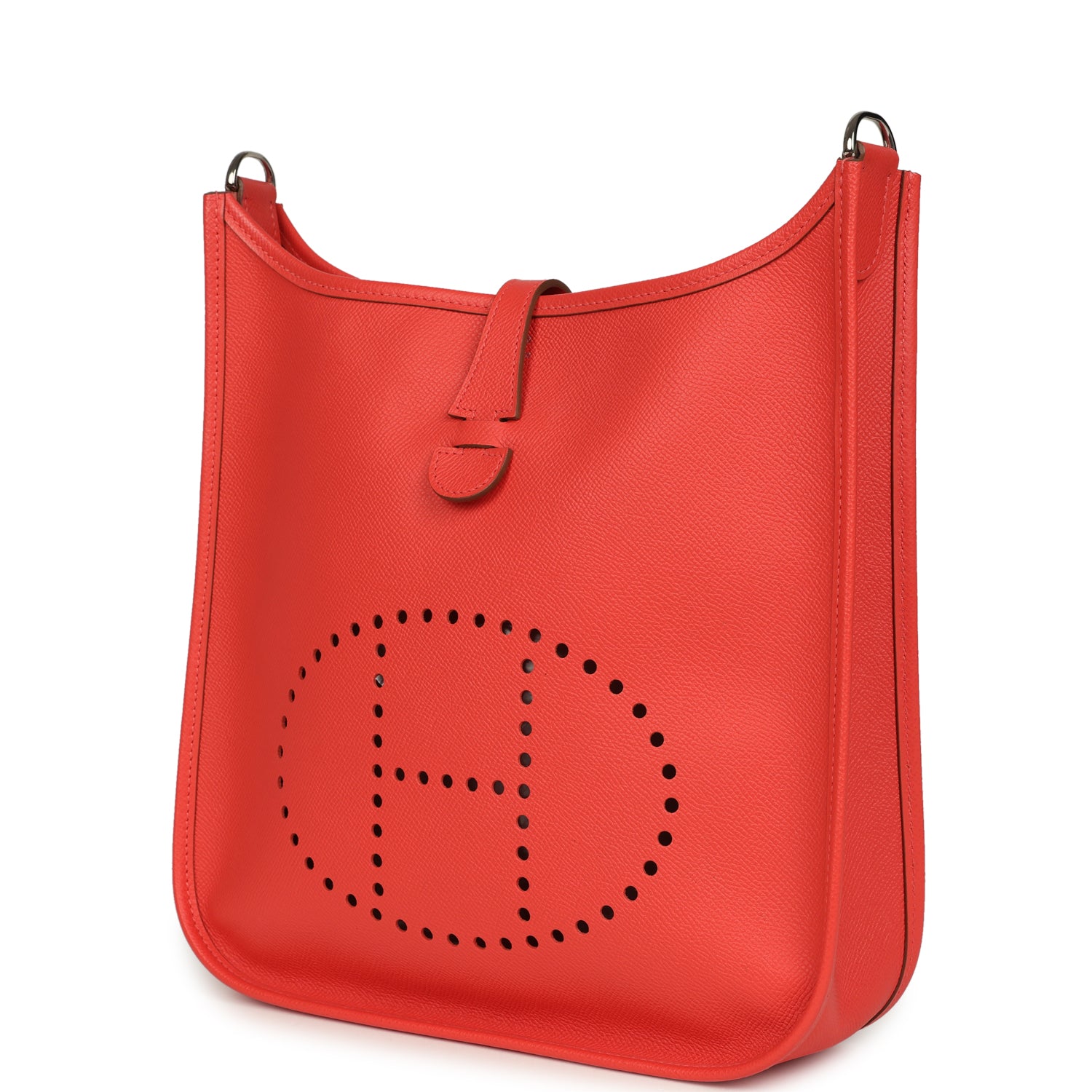Hermes Evelyne I PM Rose Jaipur Epsom Palladium Hardware