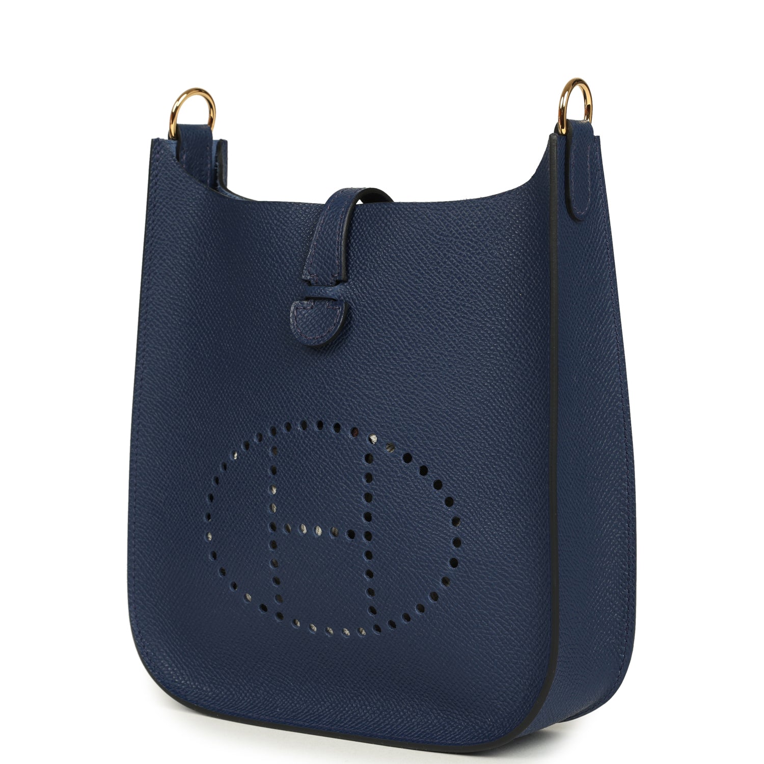 Hermes Evelyne Sellier TPM Bleu Navy Epsom Gold Hardware