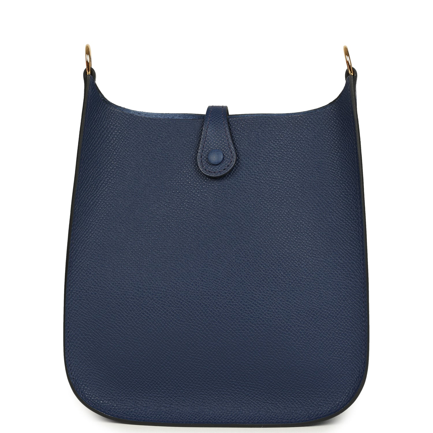 Hermes Evelyne Sellier TPM Bleu Navy Epsom Gold Hardware