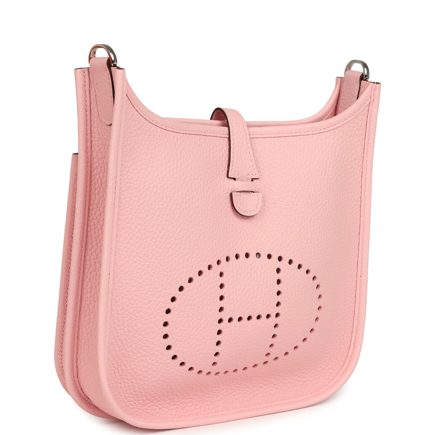 Hermes Evelyne 23 Rose Sakura Clemence Palladium Hardware
