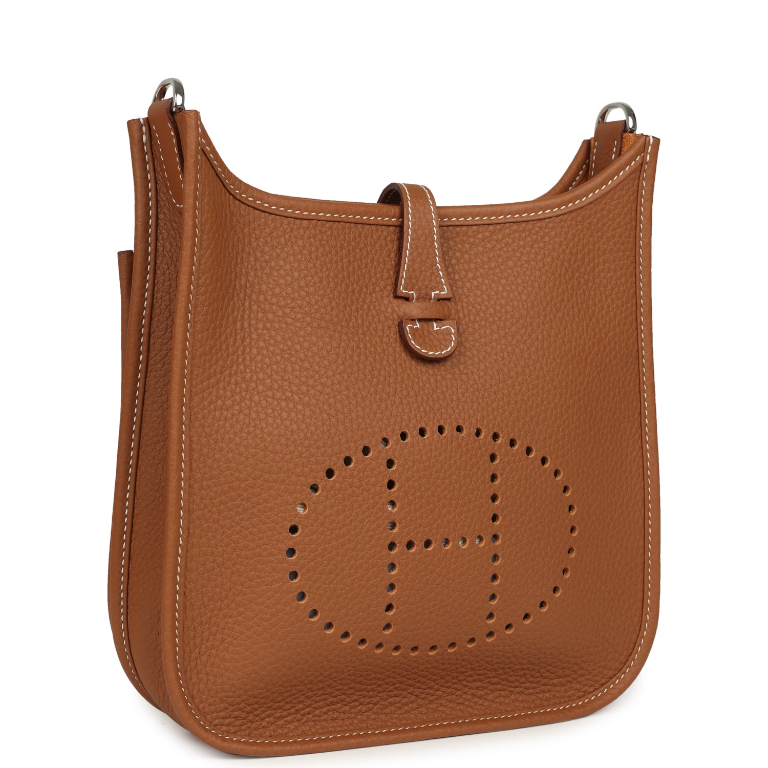 Hermes Evelyne 23 Gold Clemence Palladium Hardware