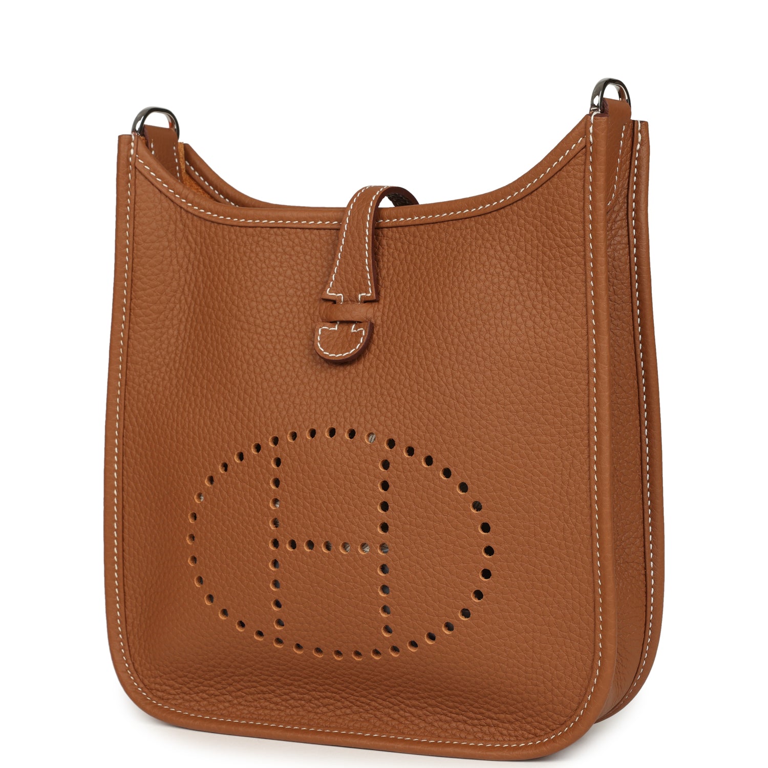 Hermes Evelyne 23 Gold Clemence Palladium Hardware