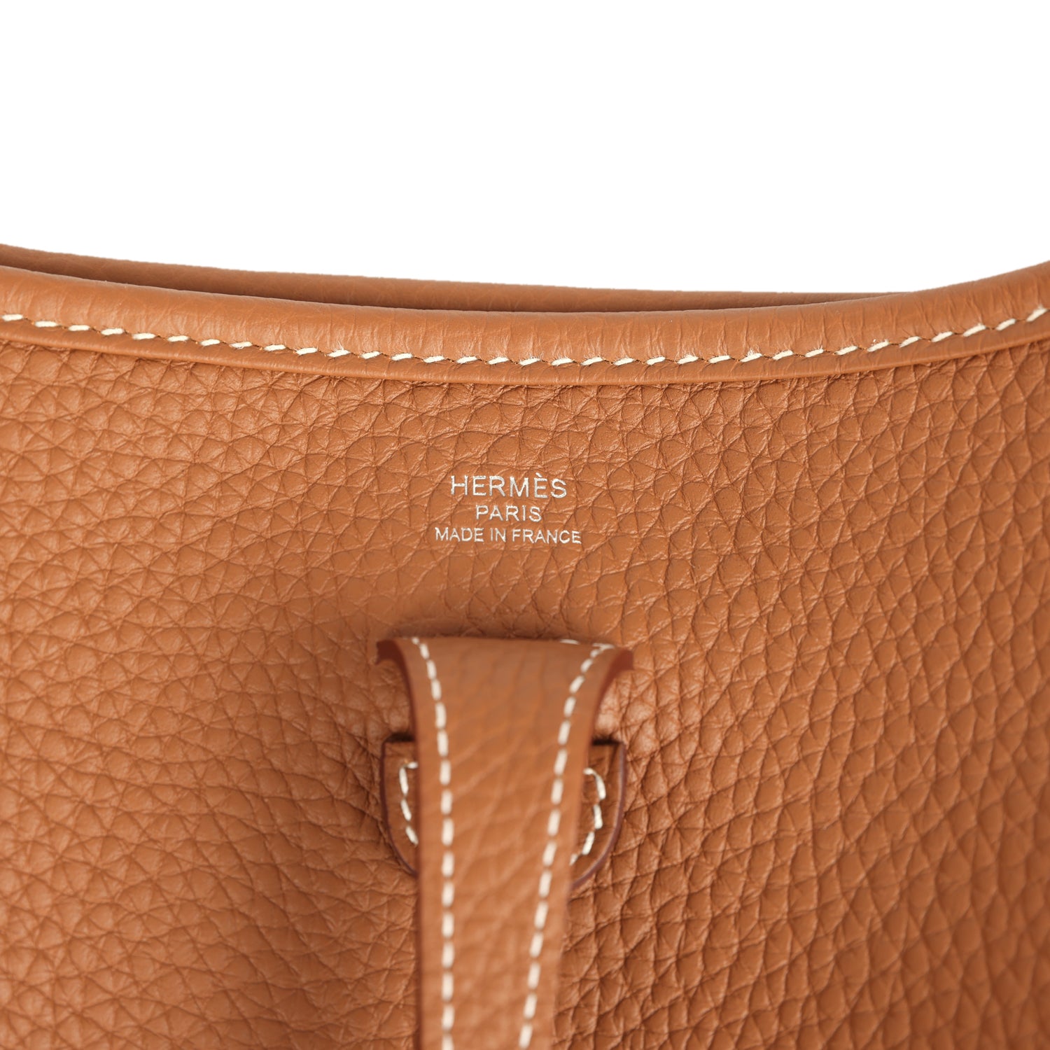 Hermes Evelyne 23 Gold Clemence Palladium Hardware