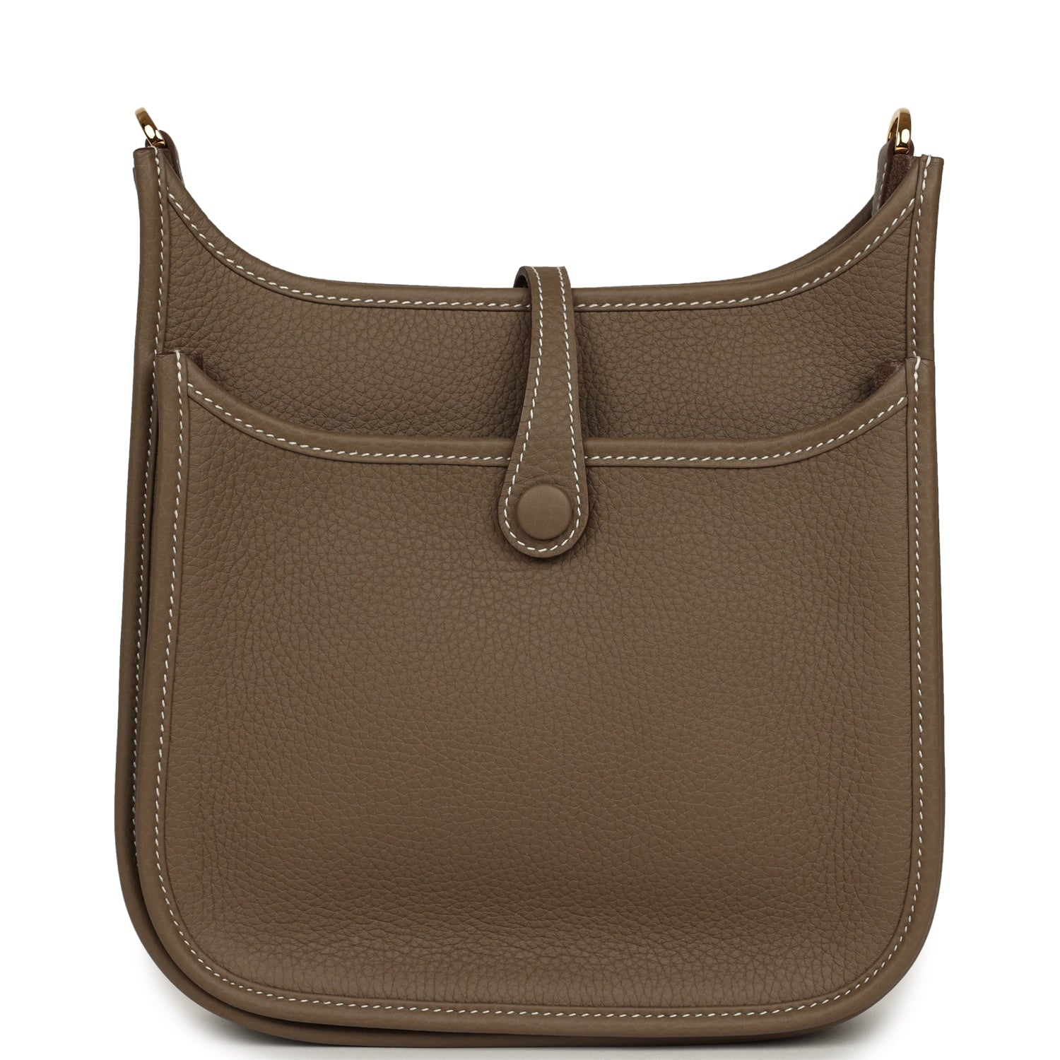 Hermes Evelyne 23 Etoupe Clemence Gold Hardware