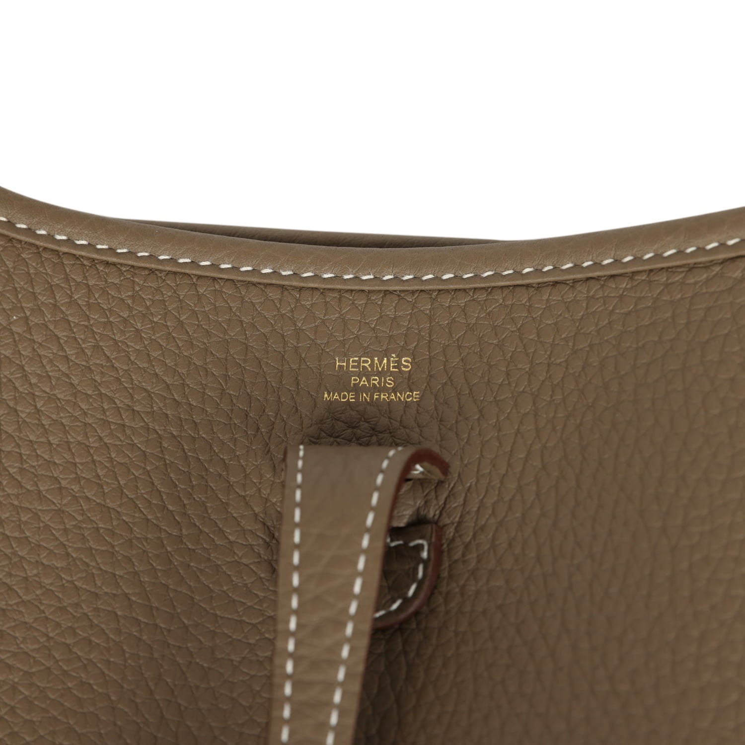Hermes Evelyne 23 Etoupe Clemence Gold Hardware