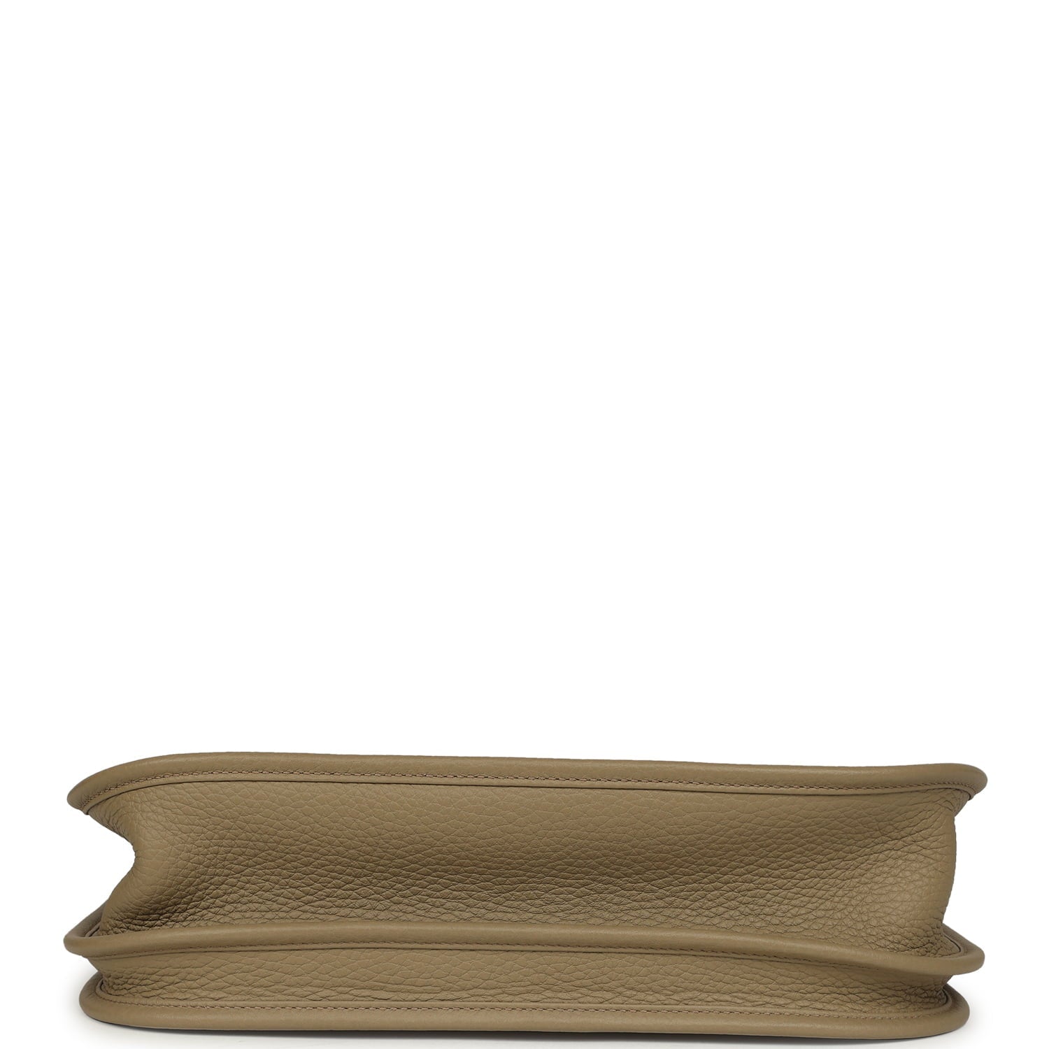 Pre-owned Hermes Evelyne III PM Beige Marfa Clemence Palladium Hardware