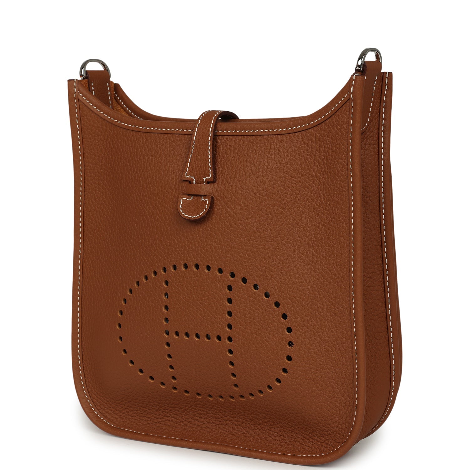 Hermes Evelyne 23 Gold Clemence Palladium Hardware