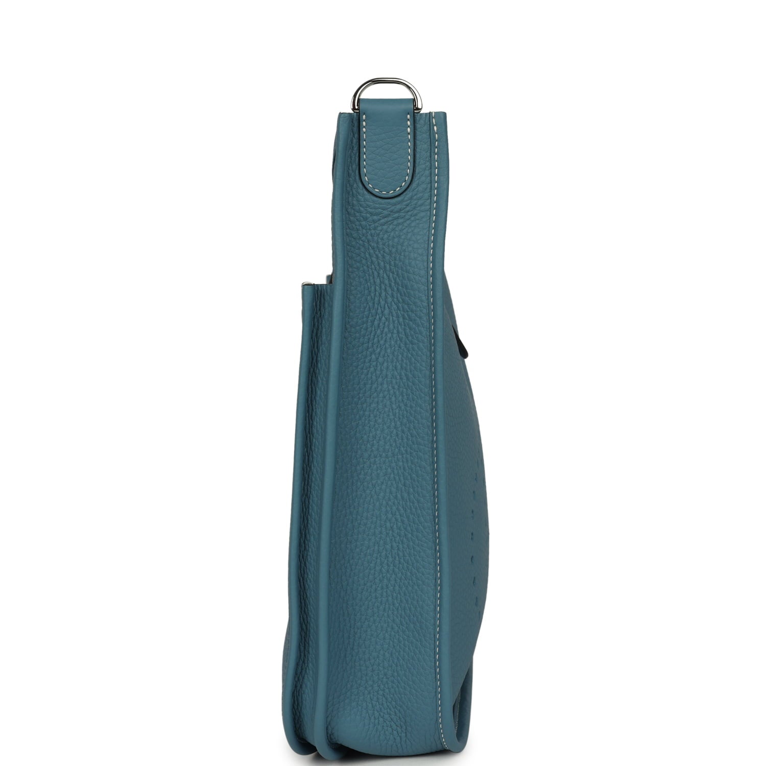 Hermes Evelyne III PM Blue Jean Clemence Palladium Hardware
