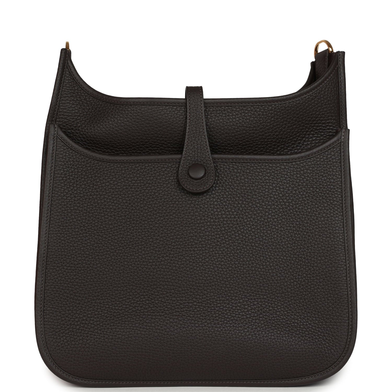Hermes Evelyne III PM Ebene Clemence Gold Hardware