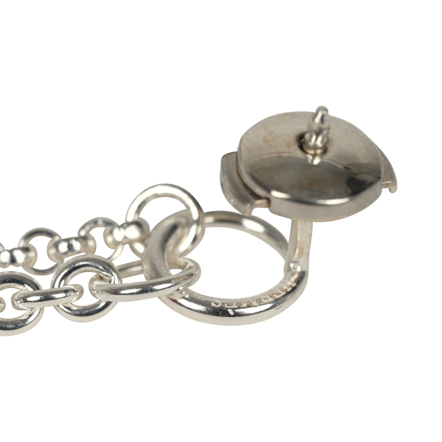 Hermes Farandole Drop Earrings PM Sterling Silver Hardware