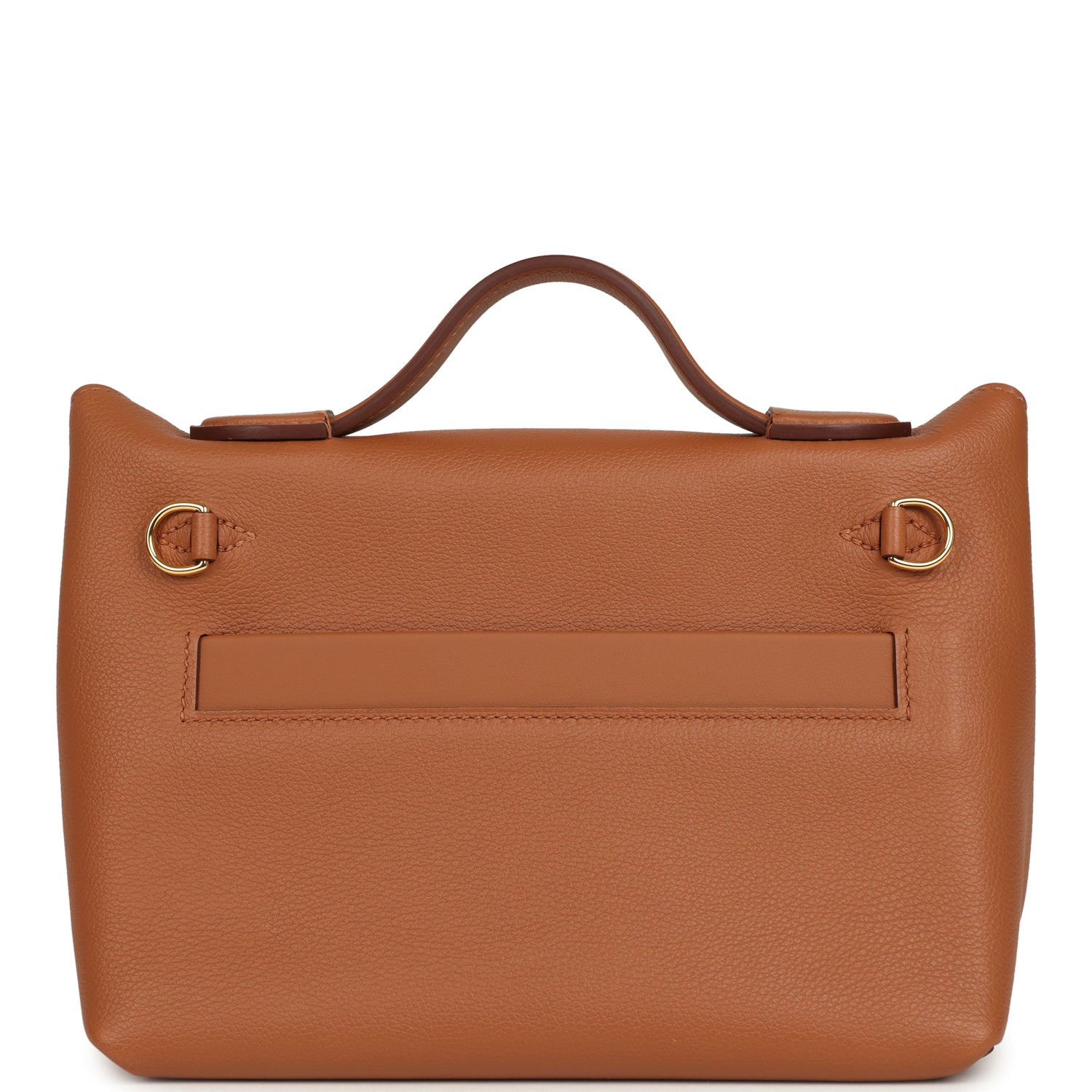 Hermes Mini 24/24 Bag Gold Evercolor and Swift Gold Hardware