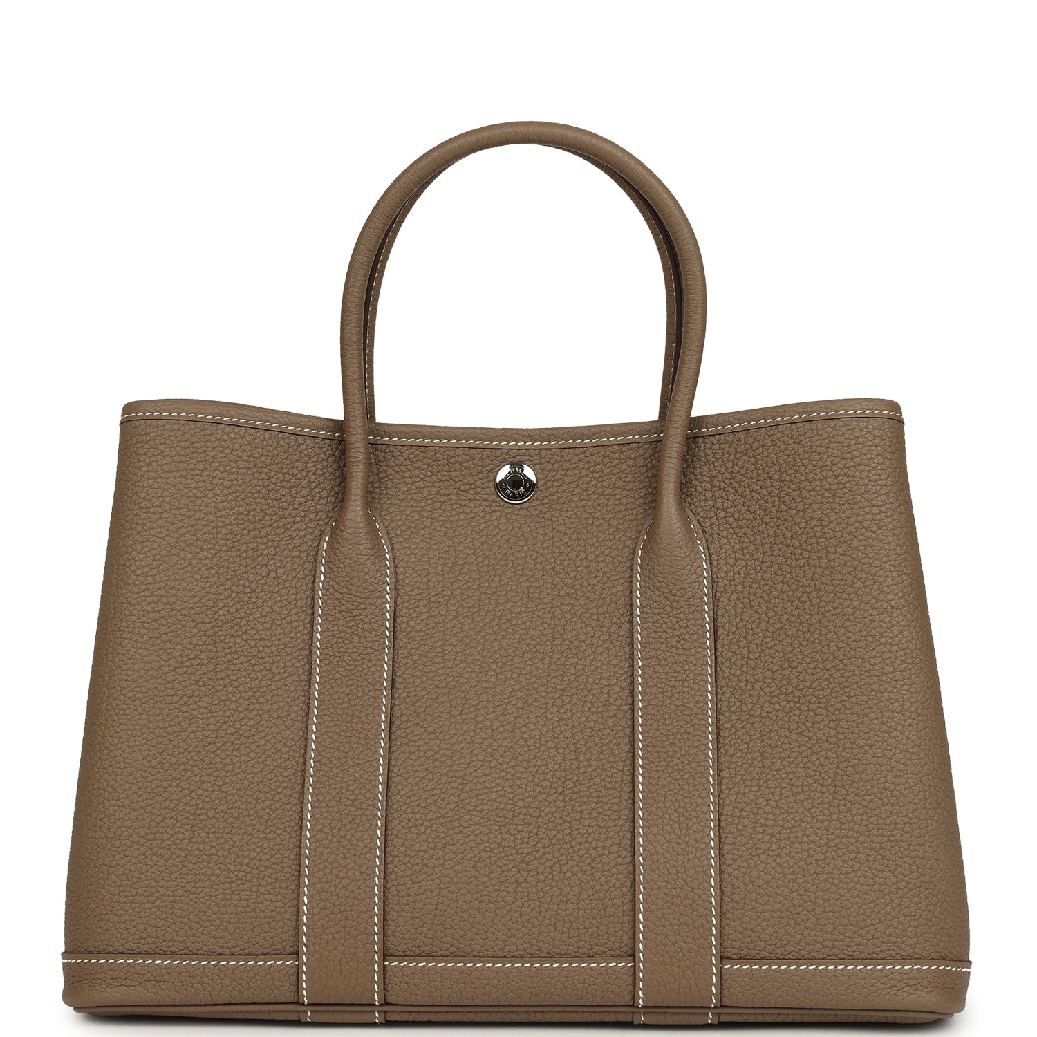 Hermes Garden Party 30 Etoupe Negonda Palladium Hardware