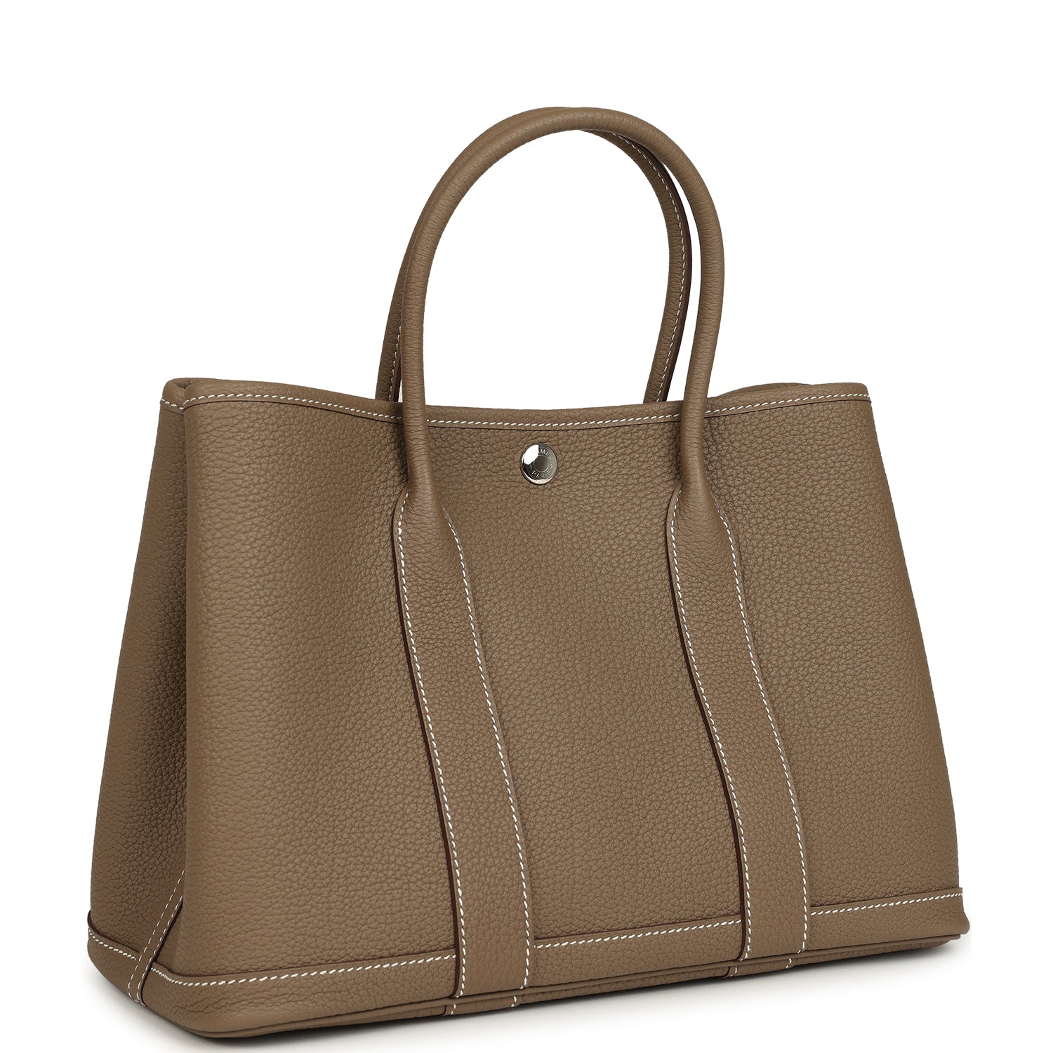 Hermes Garden Party 30 Etoupe Negonda Palladium Hardware