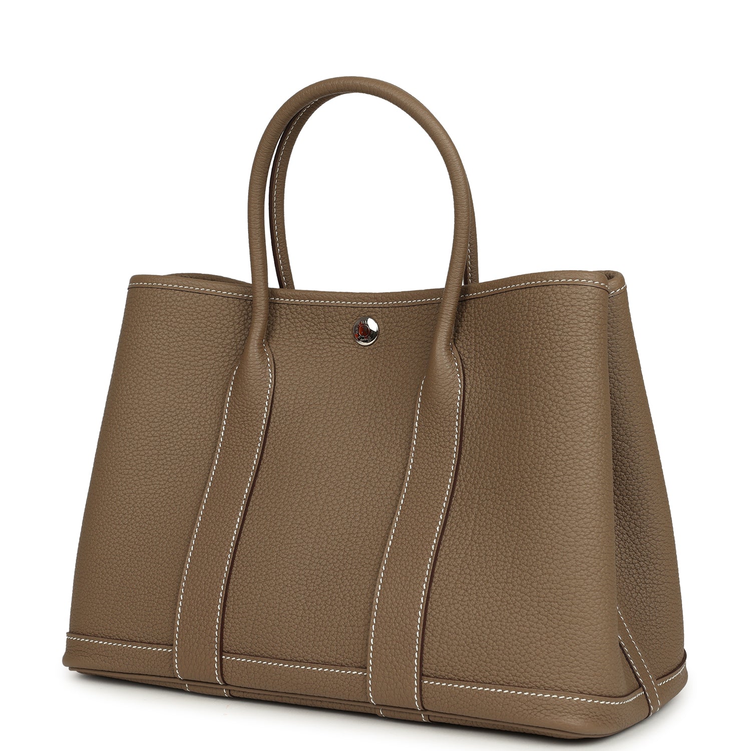 Hermes Garden Party 30 Etoupe Negonda Palladium Hardware