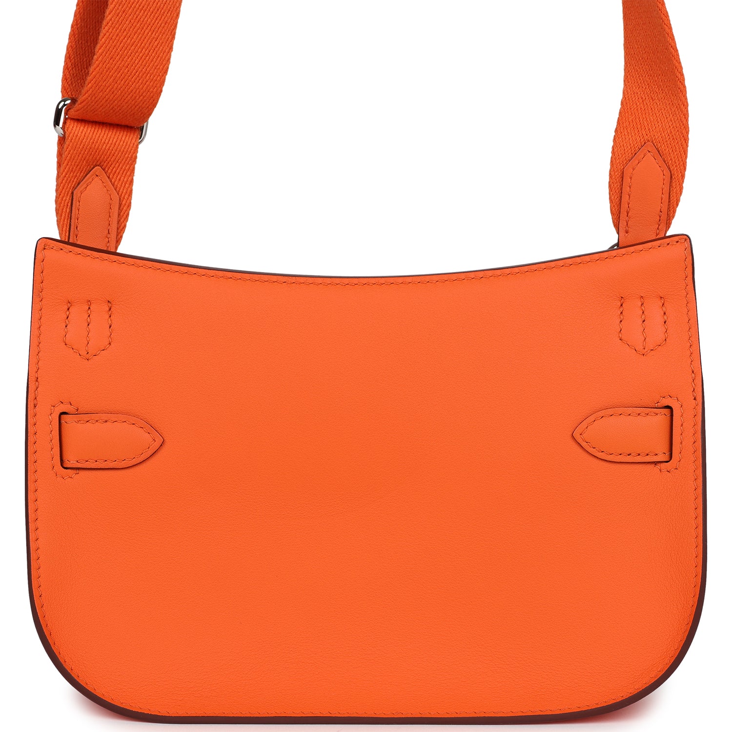 Hermes Mini Jypsiere Orange Minium Swift Palladium Hardware