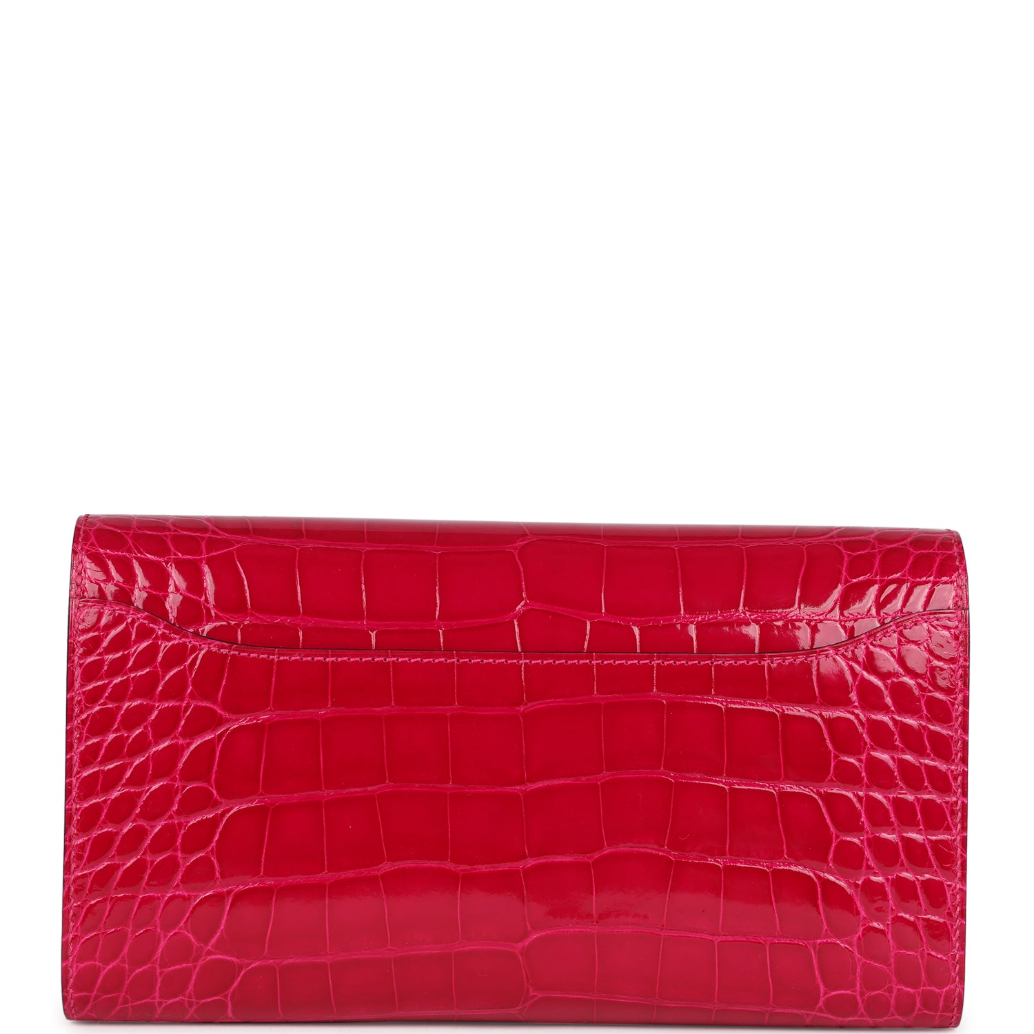 Hermes Constance Wallet To Go Rose Mexico Shiny Alligator Palladium Hardware