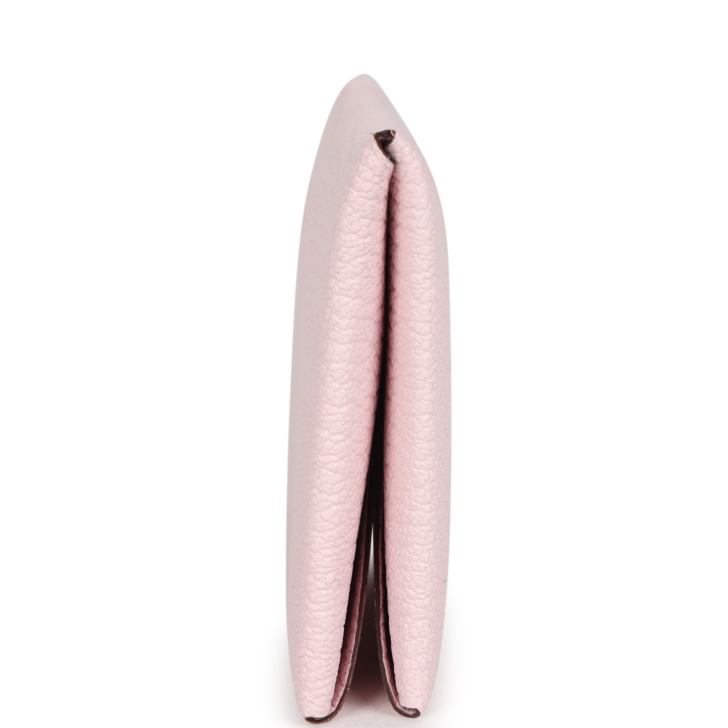 Hermes Calvi Card Holder Rose Darling Chevre Mysore Palladium Hardware