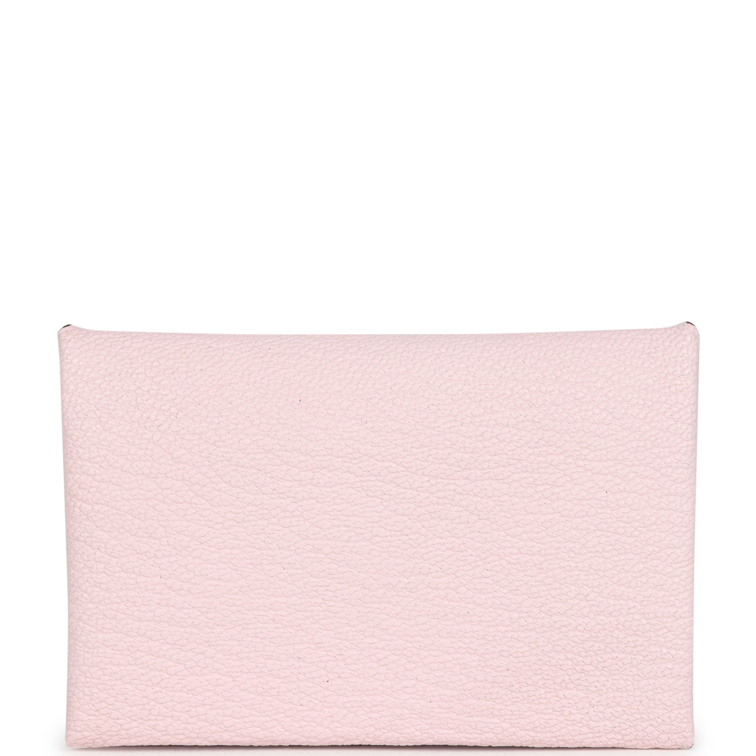 Hermes Calvi Card Holder Rose Darling Chevre Mysore Palladium Hardware