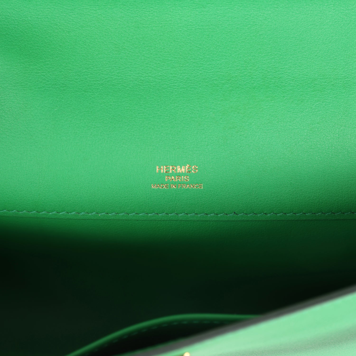 Hermes Kelly Cut Bambou Swift Gold Hardware