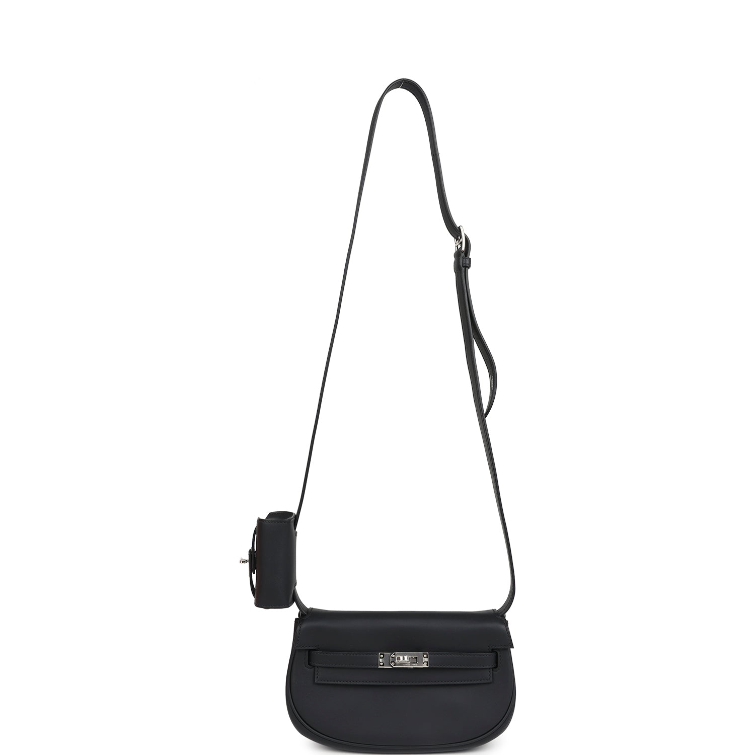 Hermes Kelly Moove Black Swift Palladium Hardware
