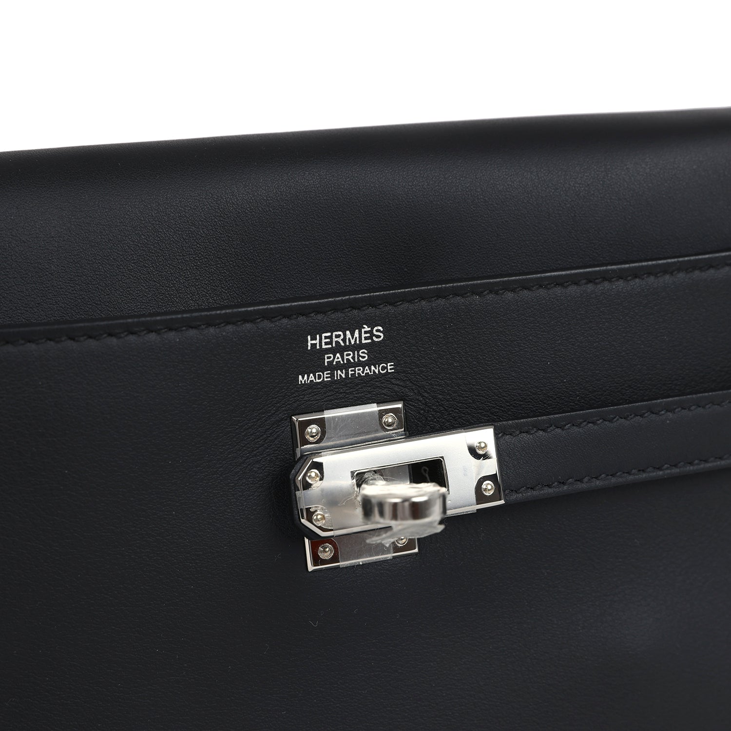 Hermes Kelly Moove Black Swift Palladium Hardware