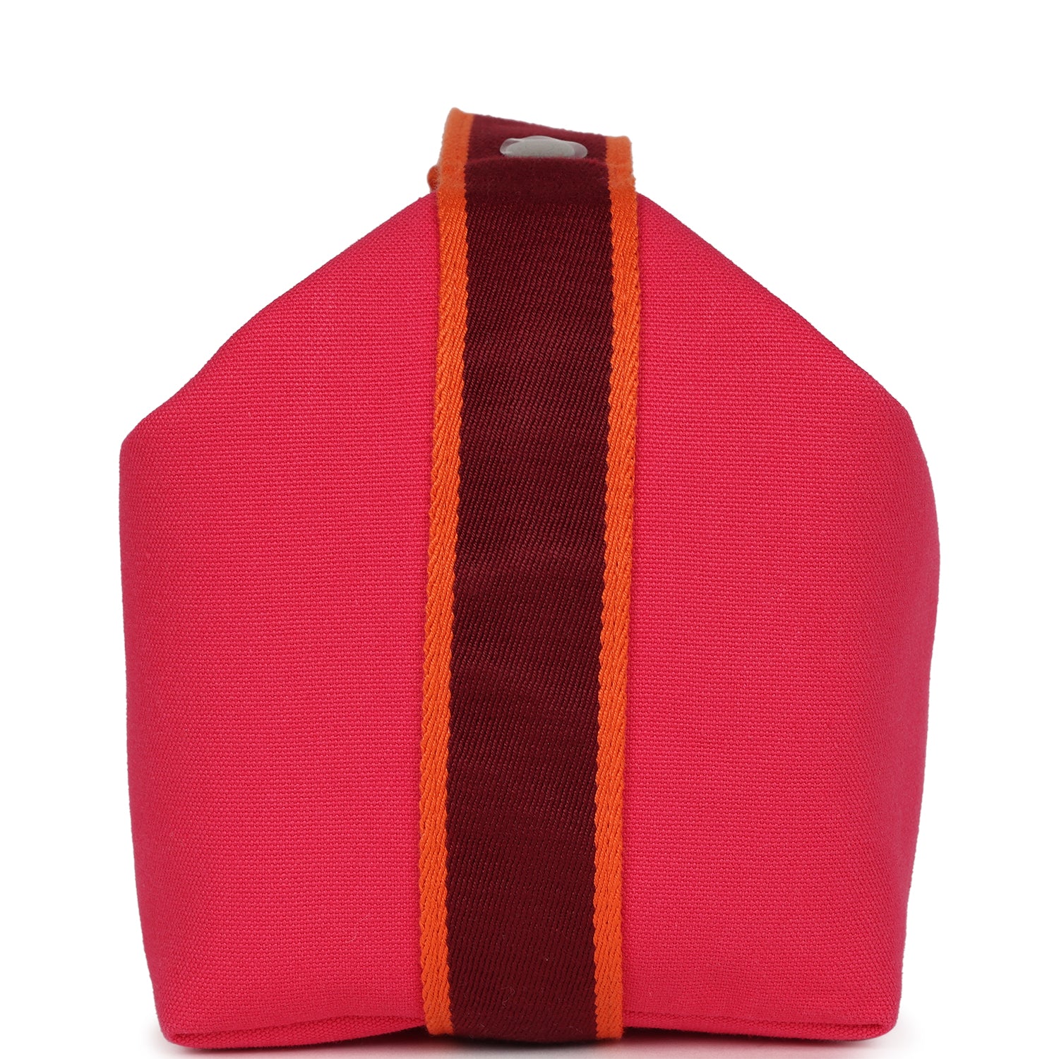 Hermes Bride A Brac Carre Case GM Hibiscus Canvas Palladium Hardware