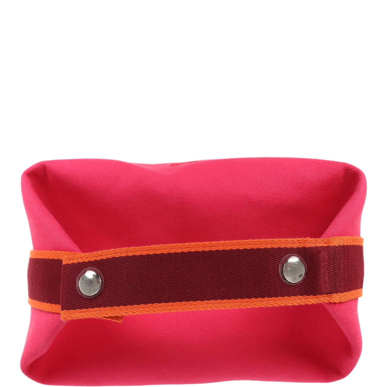 Hermes Bride A Brac Carre Case GM Hibiscus Canvas Palladium Hardware