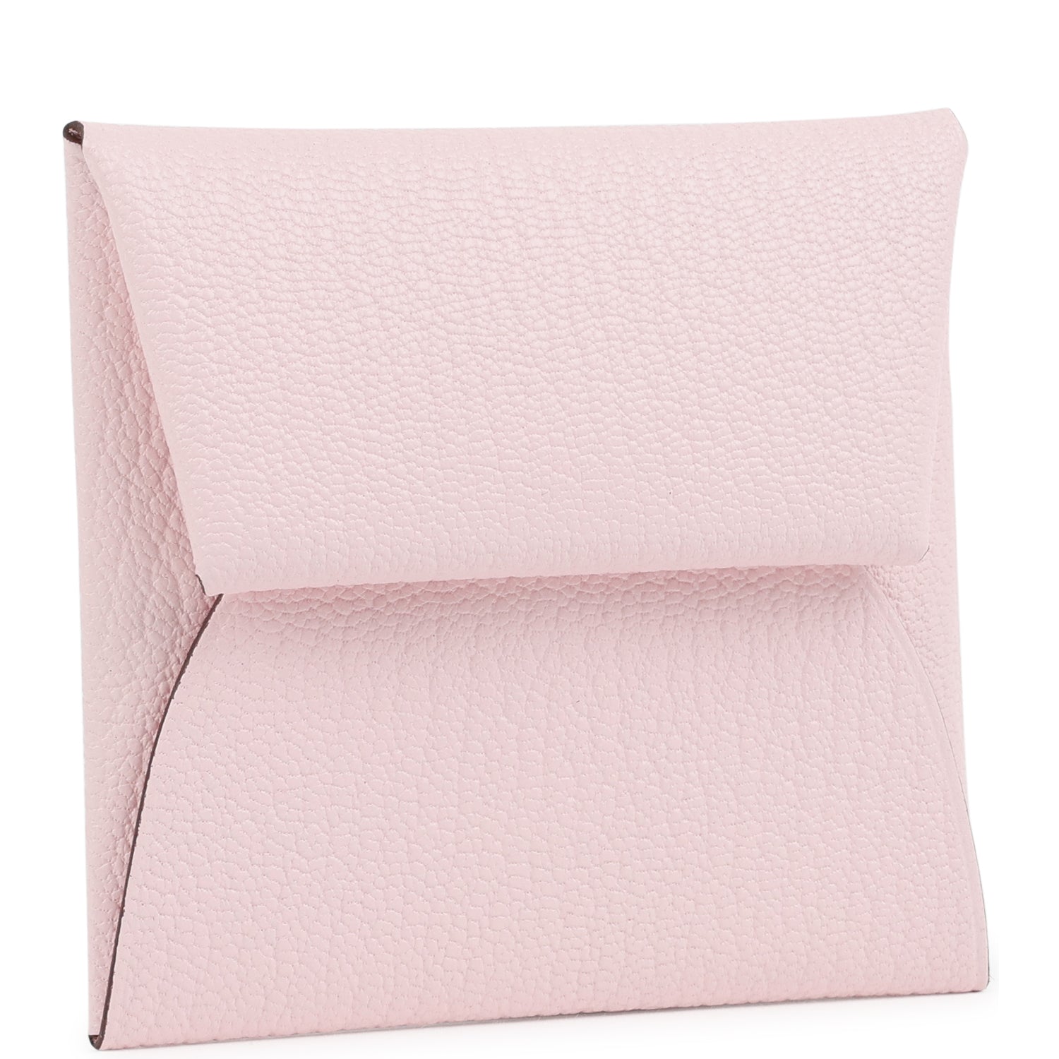 Hermes Bastia Change Purse Rose Darling Chevre Mysore Palladium Hardware