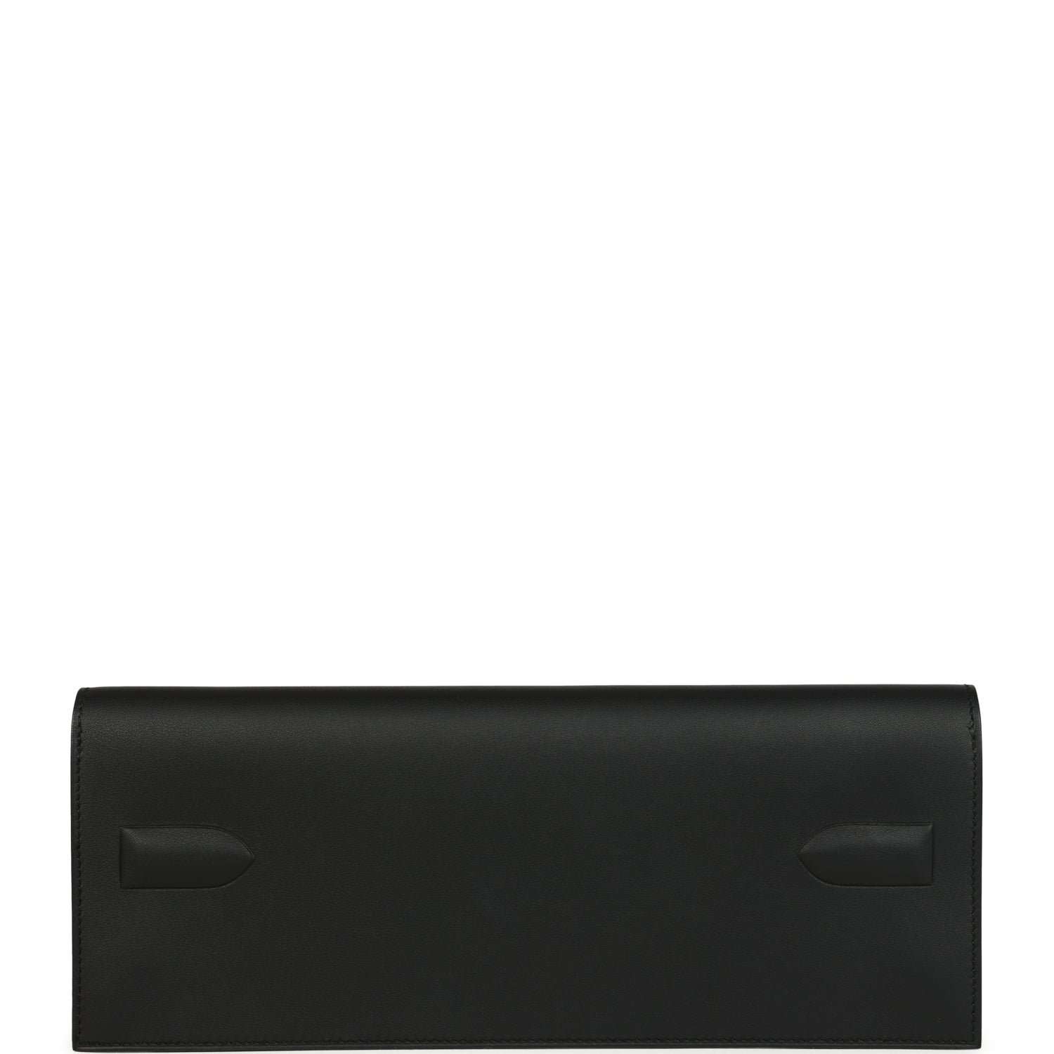 Pre-owned Hermes Shadow Birkin Clutch Cut Black Swift