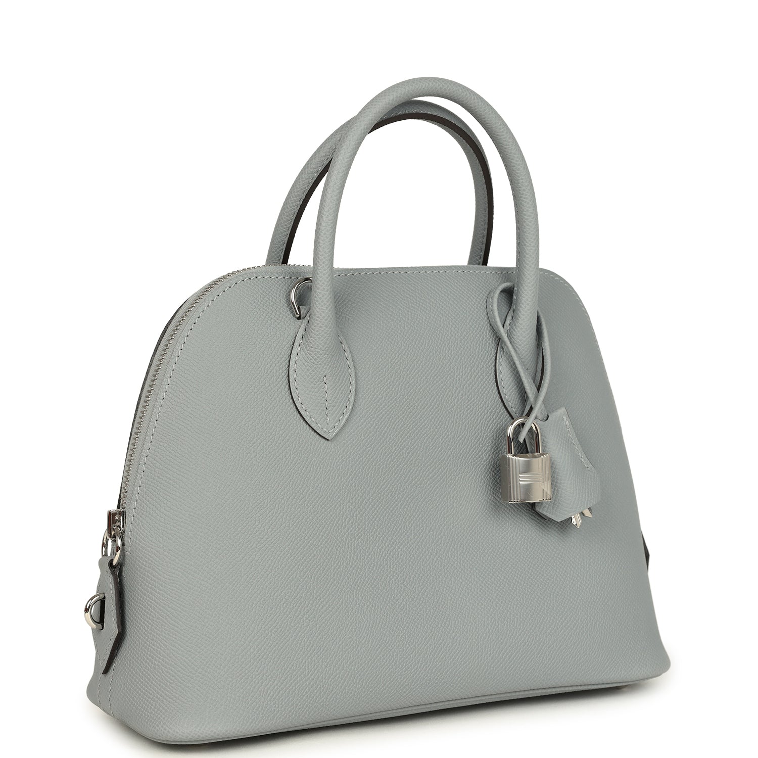Hermes 1923 Bolide 25 Gris Pantin Epsom Palladium Hardware