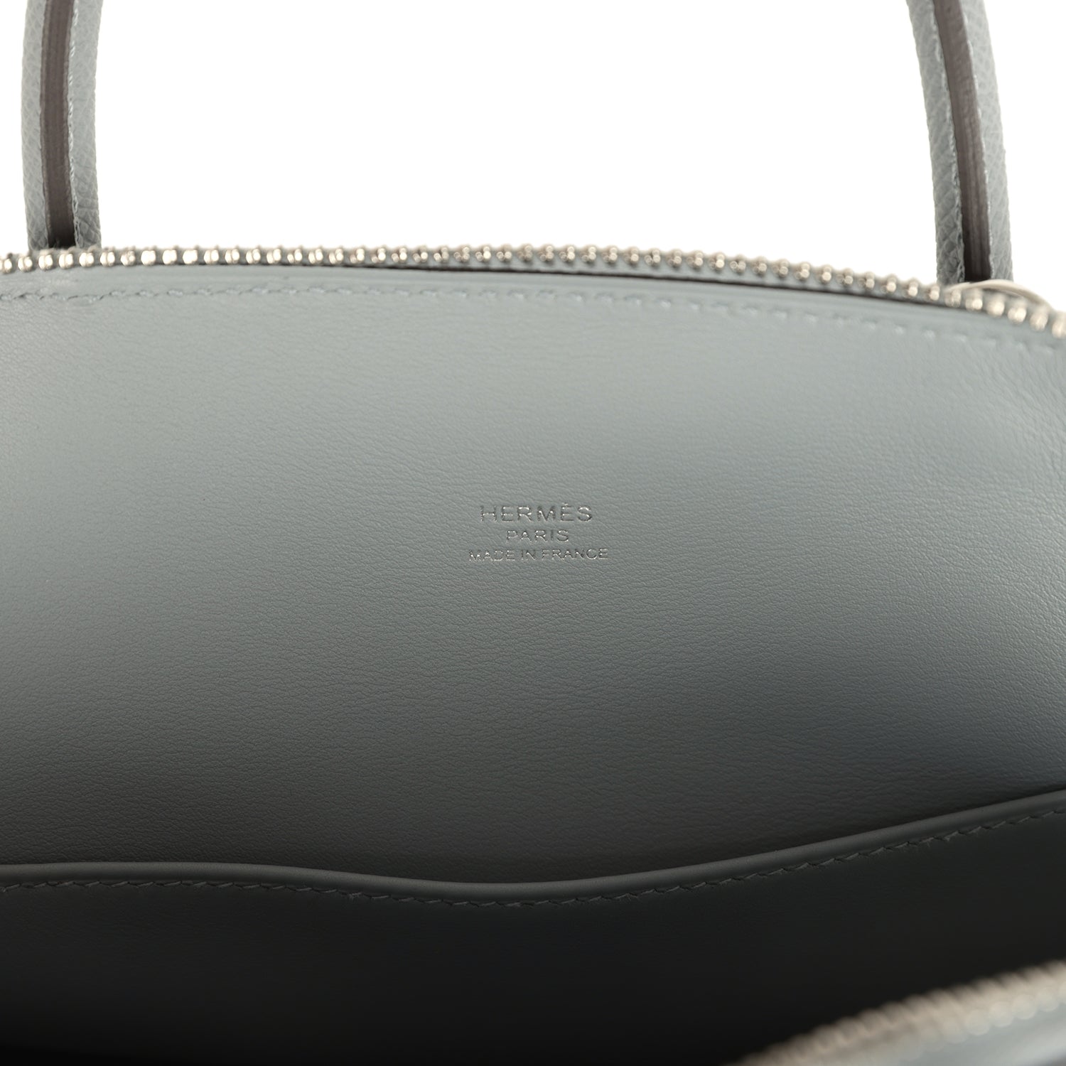 Hermes 1923 Bolide 25 Gris Pantin Epsom Palladium Hardware