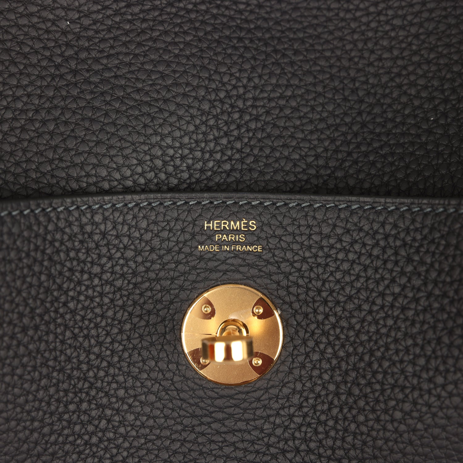 Hermes Lindy 26 Bleu Nuit Clemence Gold Hardware