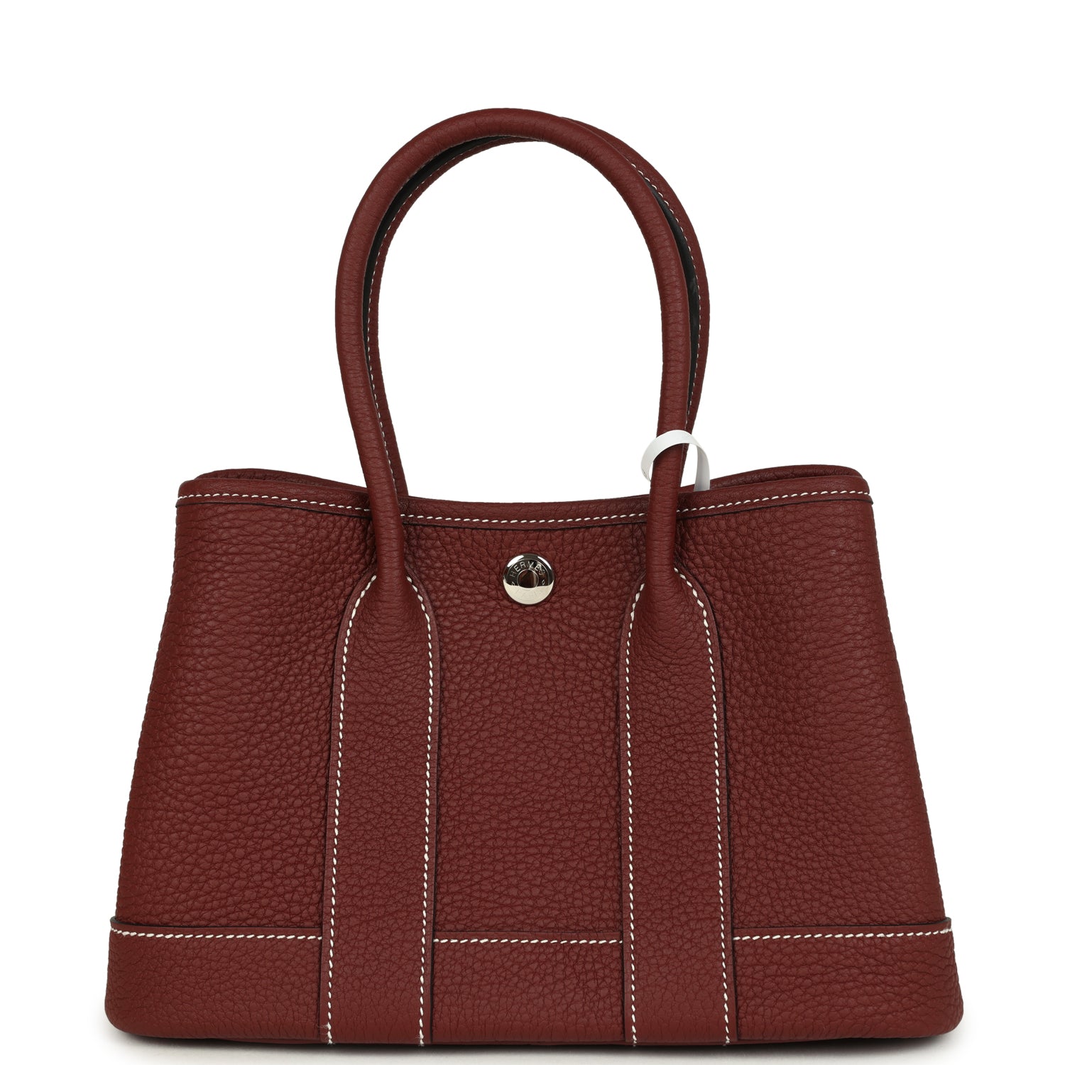 Hermes Garden Party Neo 23 Rouge H Negonda Palladium Hardware
