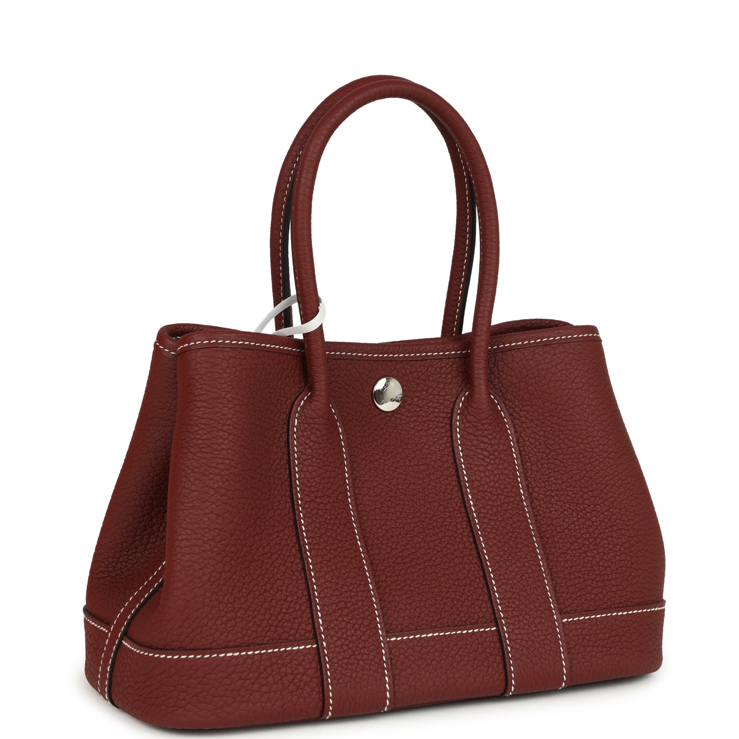 Hermes Garden Party Neo 23 Rouge H Negonda Palladium Hardware