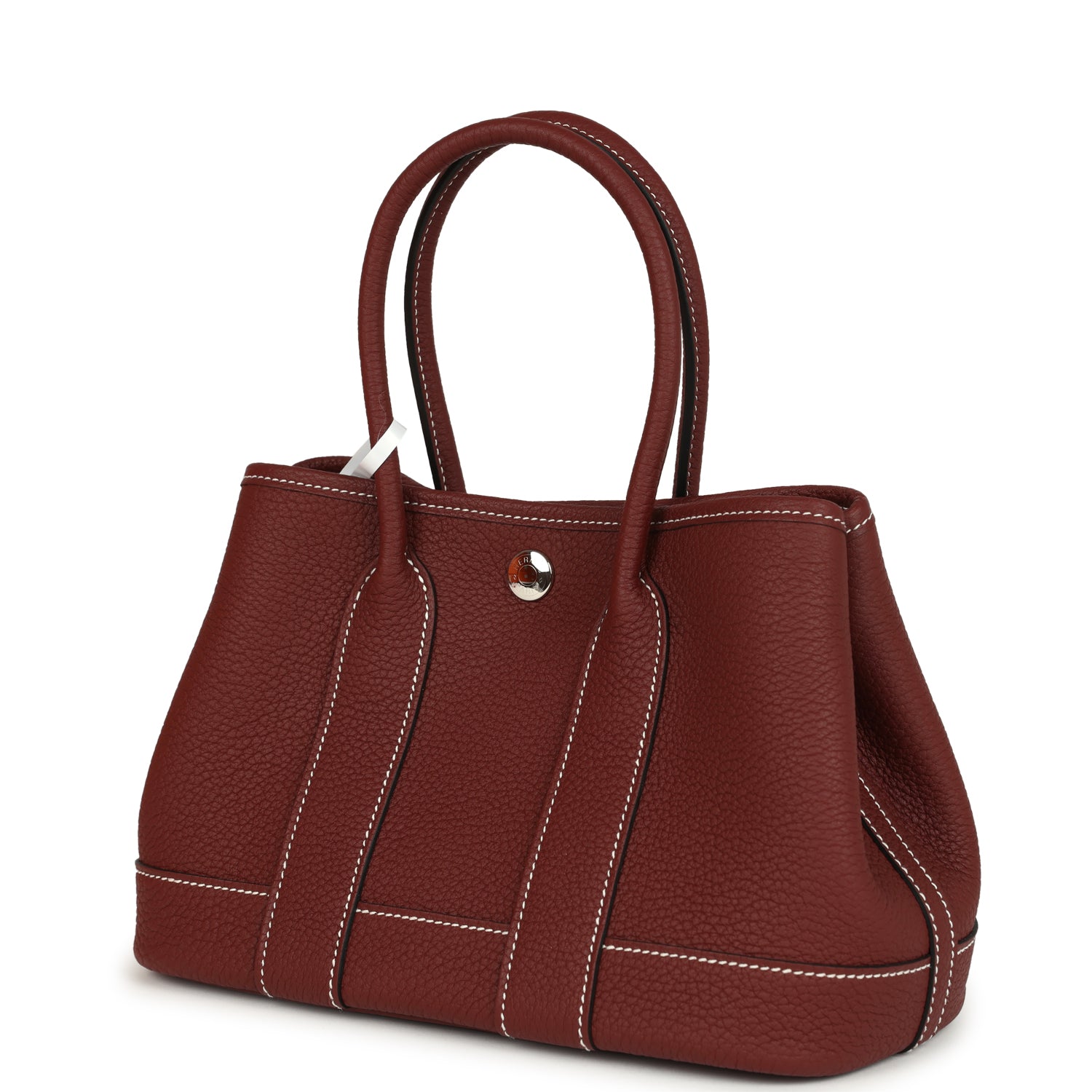 Hermes Garden Party Neo 23 Rouge H Negonda Palladium Hardware