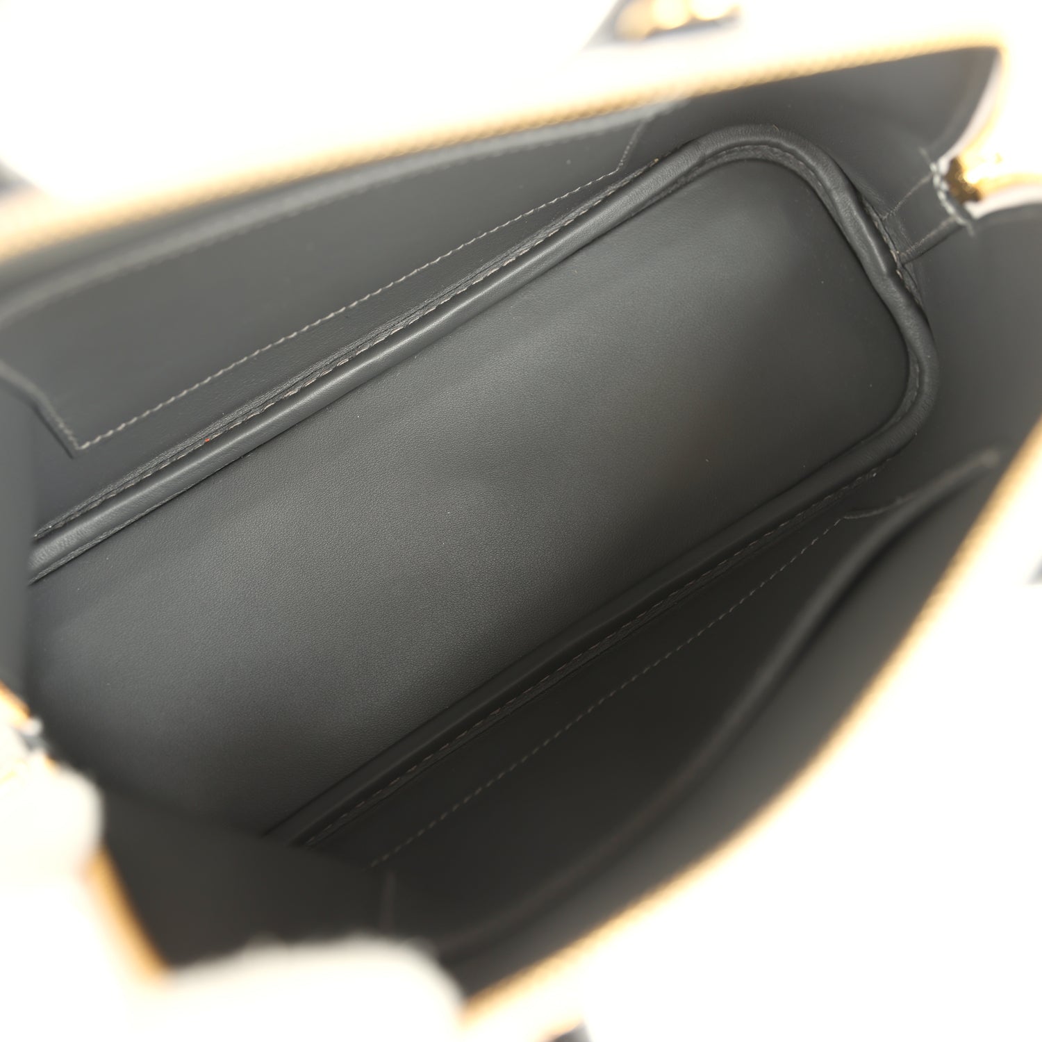 Hermes 1923 Bolide 25 Graphite and Gris Pale Epsom Gold Hardware