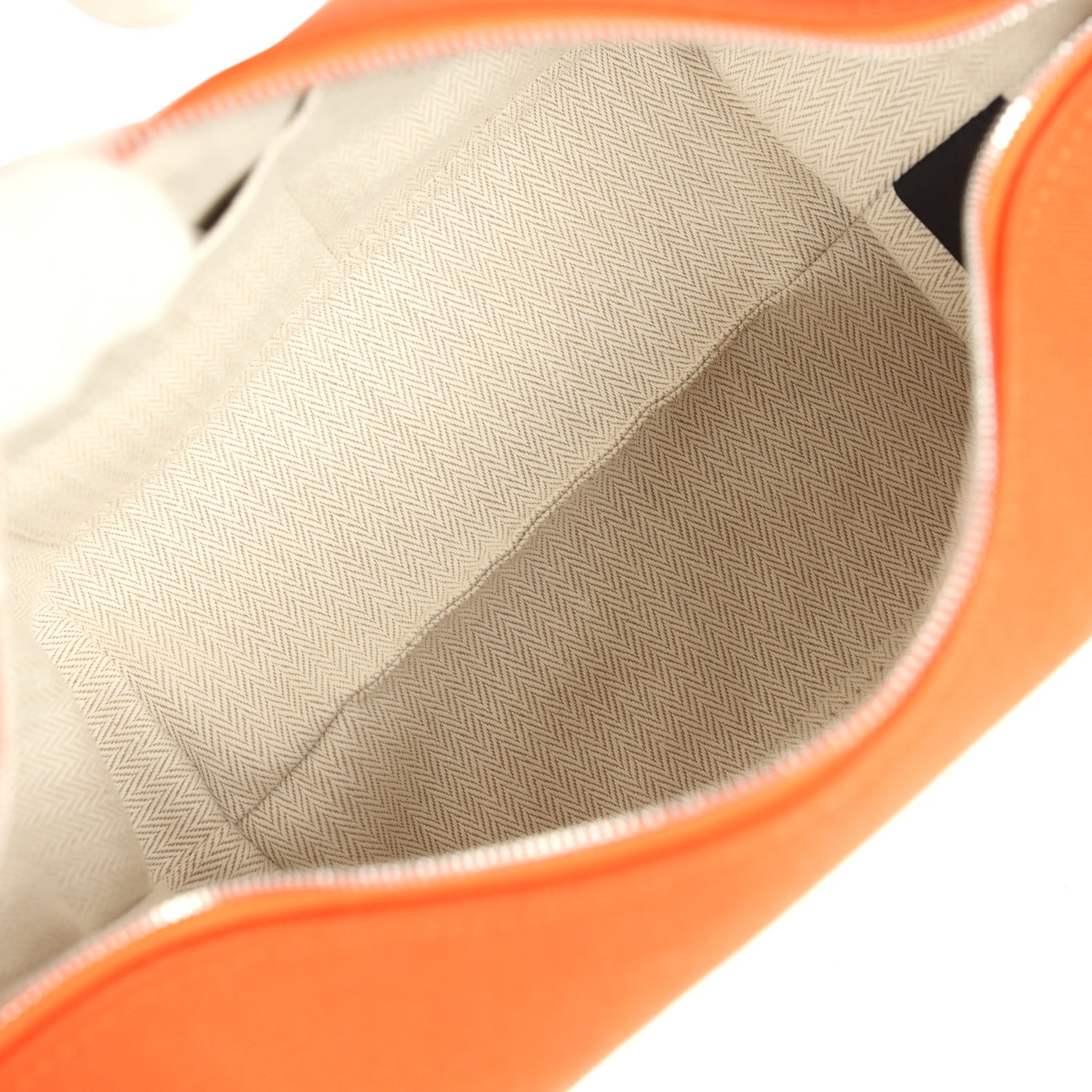 Hermes Bride A Brac Carre Case PM Feu Canvas Palladium Hardware