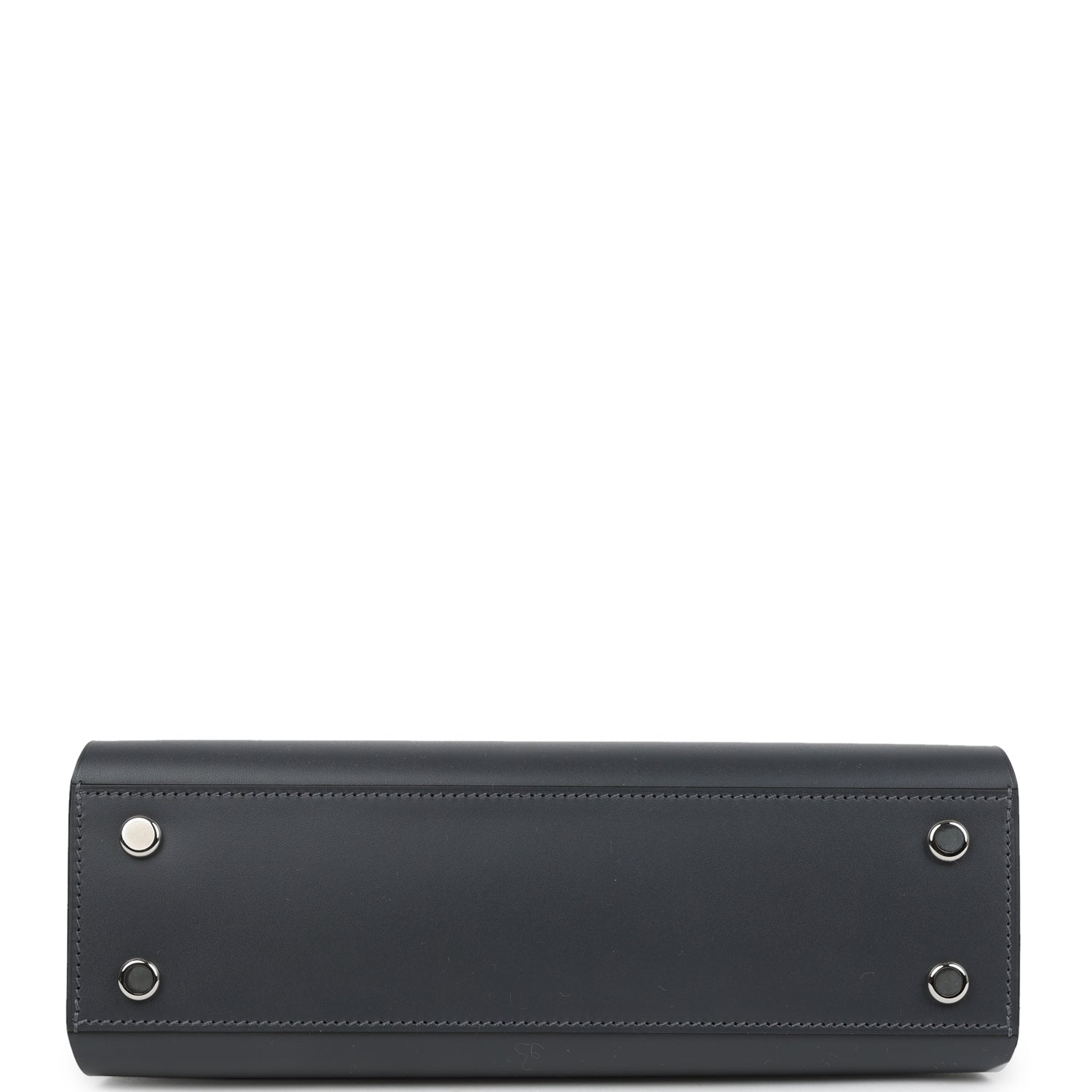 Hermes Tablier Sellier Ardoise Vache Hunter, Swift and Toile Militaire Palladium Hardware