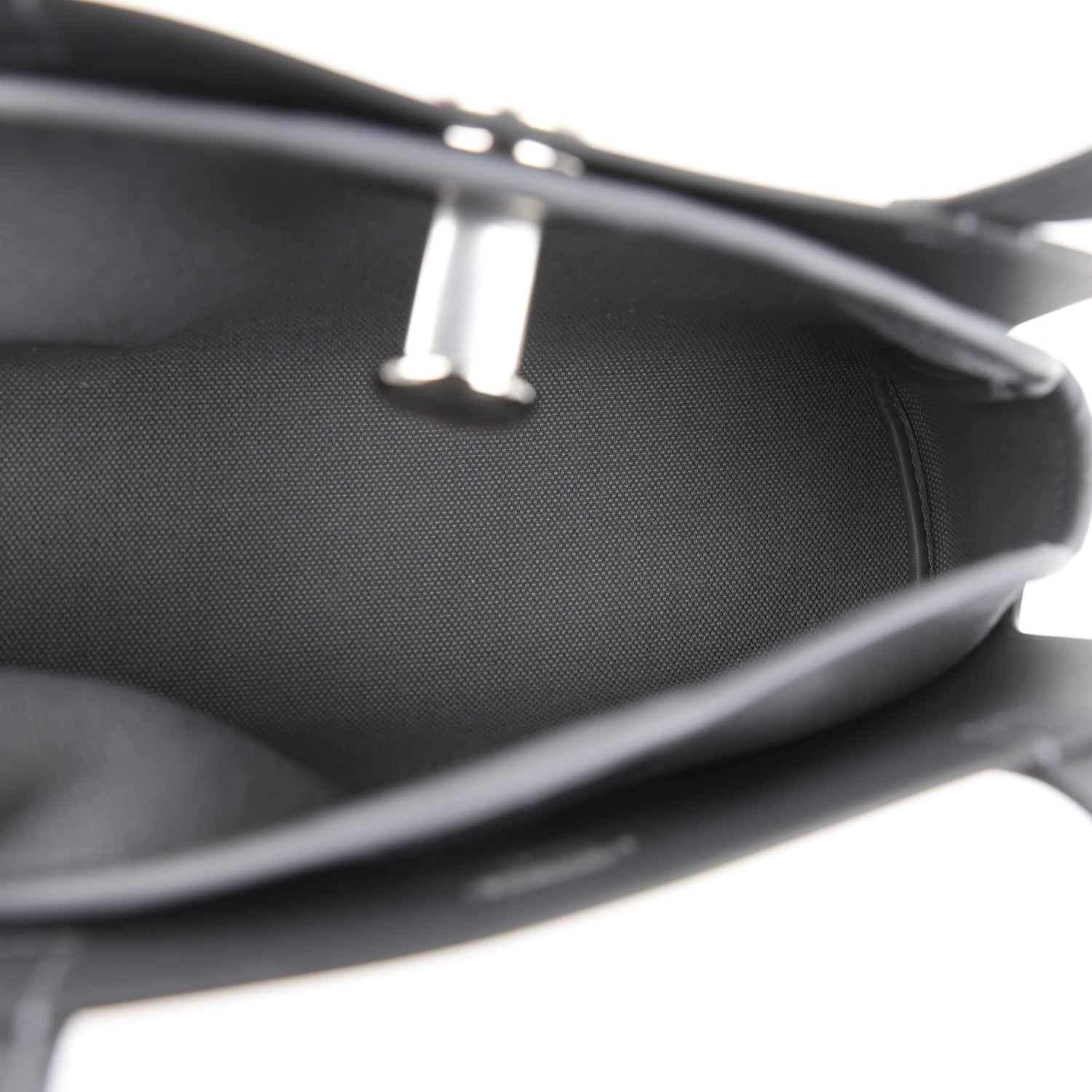 Hermes Tablier Sellier Ardoise Vache Hunter, Swift and Toile Militaire Palladium Hardware