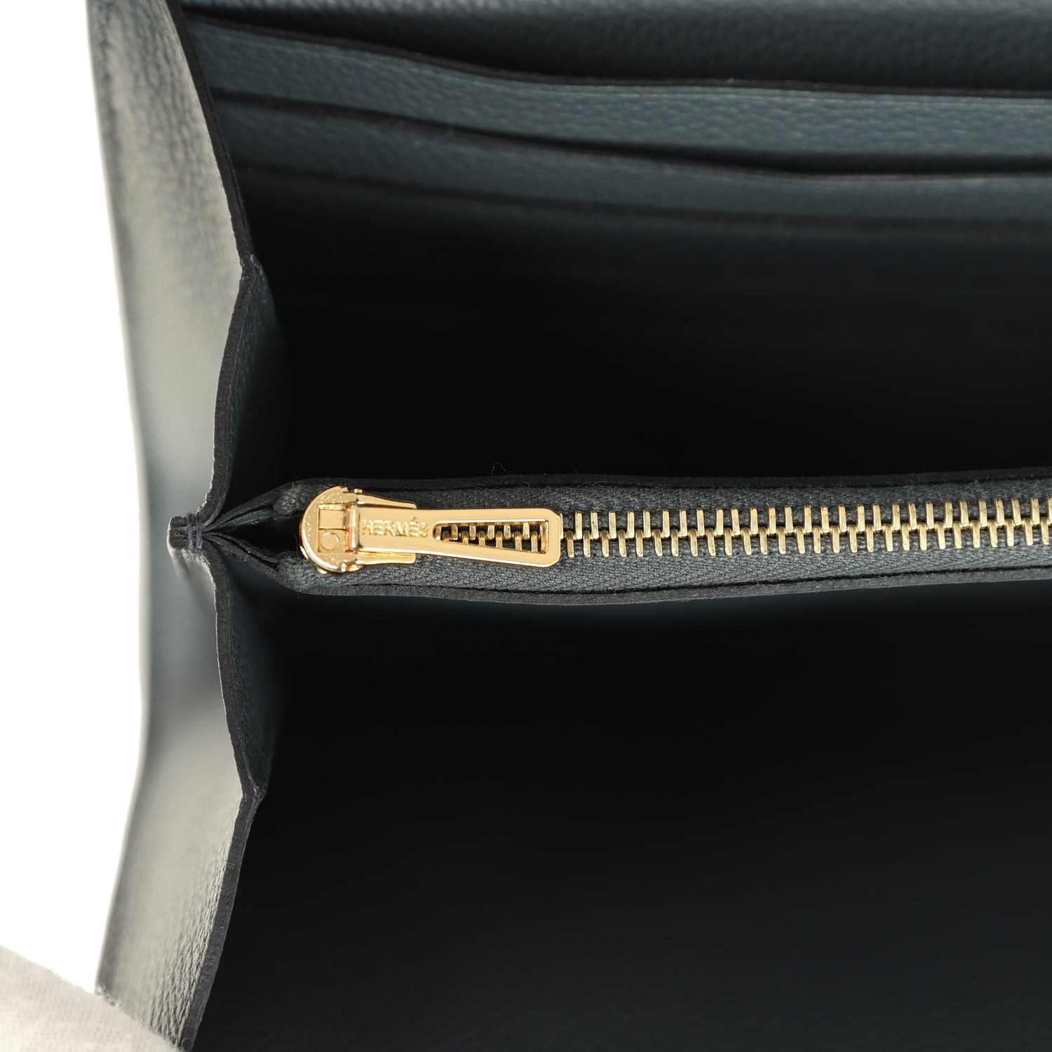 Hermes Constance Wallet To Go Gris Misty Evercolor Permabrass Hardware