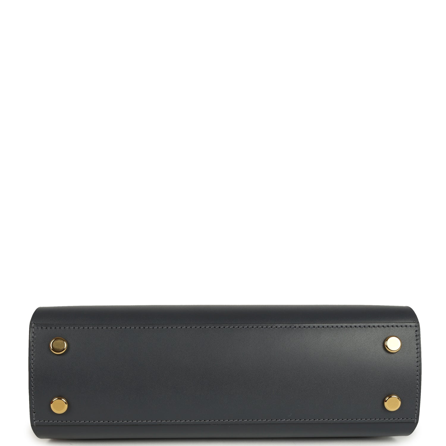 Hermes Tablier Sellier Ardoise Vache Hunter, Swift and Toile Militaire Gold Hardware
