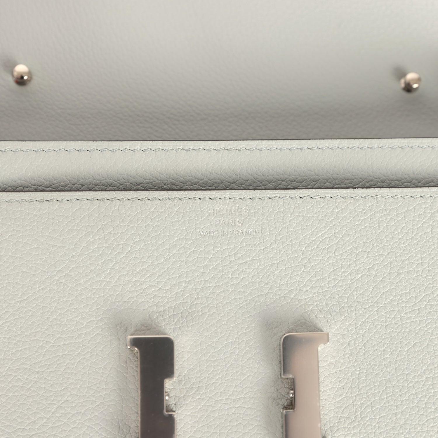 Hermes Constance Wallet To Go Bleu Glacier Evercolor Palladium Hardware