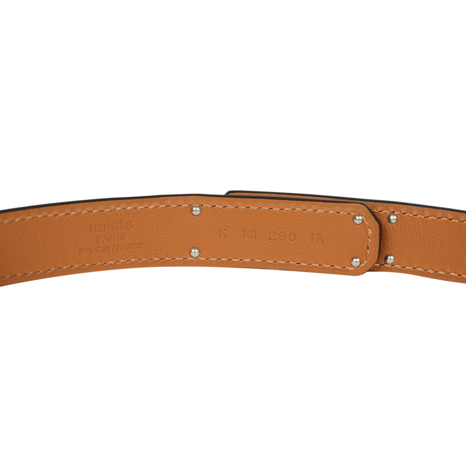 Hermes Kelly Pocket 18 Studded Belt Black Epsom Palladium Hardware