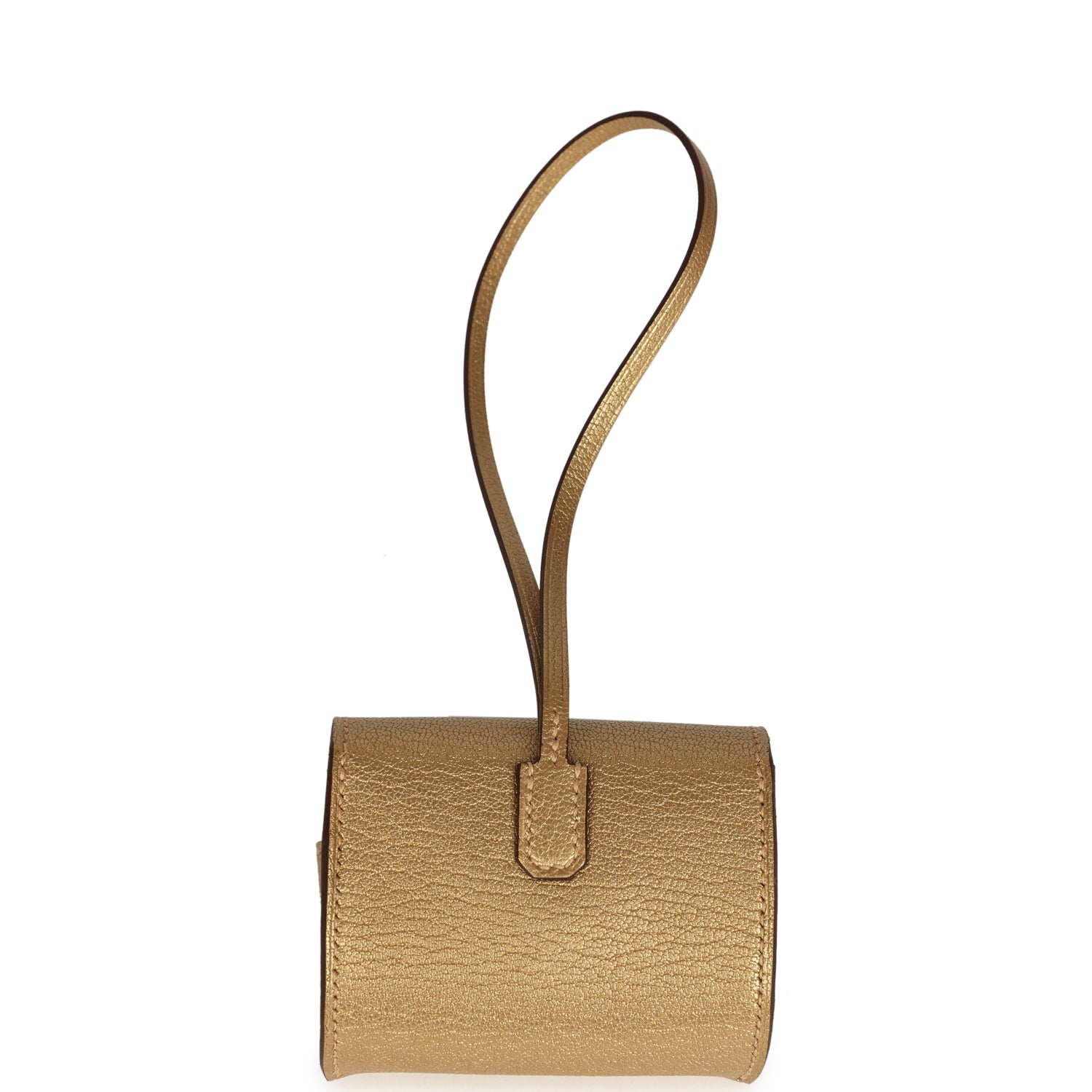 Hermes Kelly Festival Bag Charm Dore Chevre Chamkilight Permabrass Hardware
