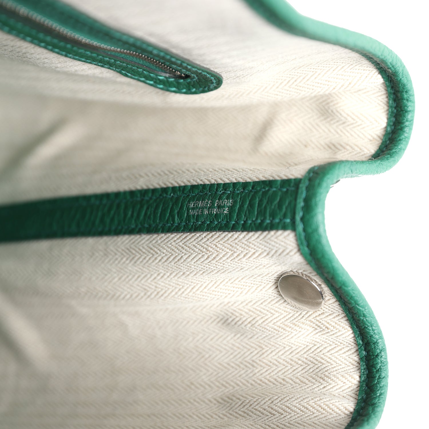 Hermes Garden Party 30 Vert Moyen Negonda Palladium Hardware